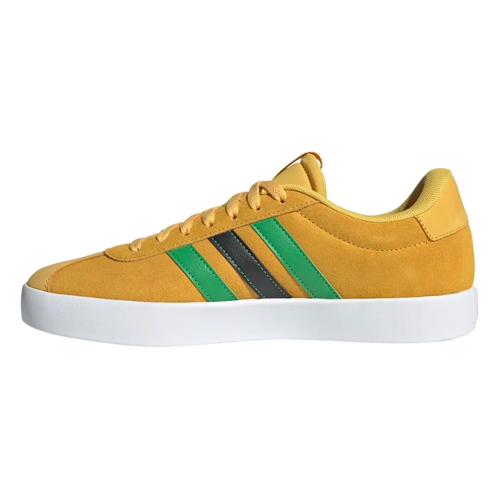 adidas Sneaker Uomo Vl Court 3.0, Bold Gold Vivido Verde Nero, 41 1/3 EU - immagine 3