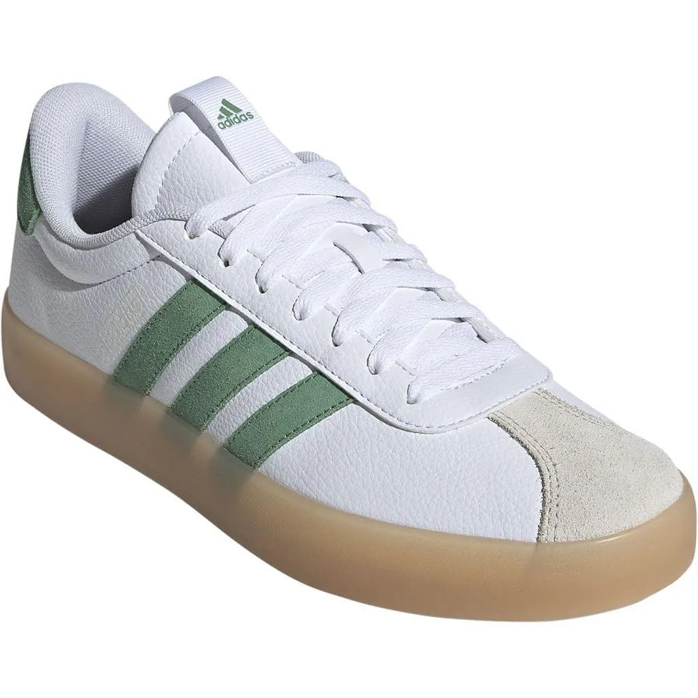adidas Originals VL Court 3.0, scarpe da ginnastica basse, owhite/earstr/goldmt, Bianco/Verde, 42 2/3 EU - immagine 4