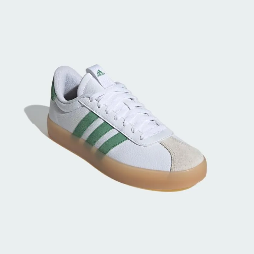 adidas, VL Court 3.0 Scarpa - Uomo, Bianco Nuvola/Verde Preamato/Allumina, 43 1/3 EU - immagine 5
