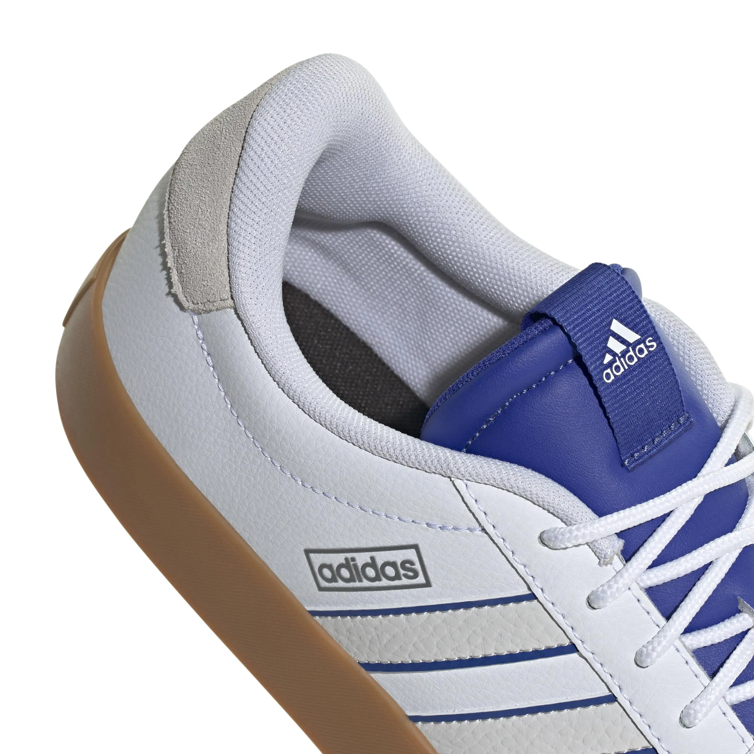 adidas Sneaker da Uomo VL Court 3.0, Bianco Cristallo Bianco Semi Lucid Blue, 38 EU - immagine 5