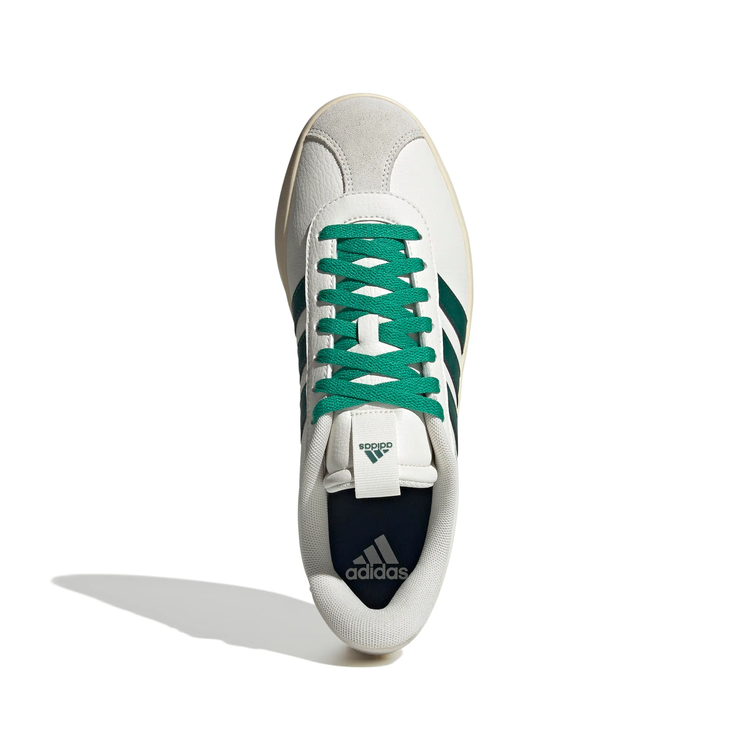adidas VL 3.0, Scarpe da Ginnastica Uomo, Bianco Collegiate Green Court Green, 39 1/3 EU - immagine 2
