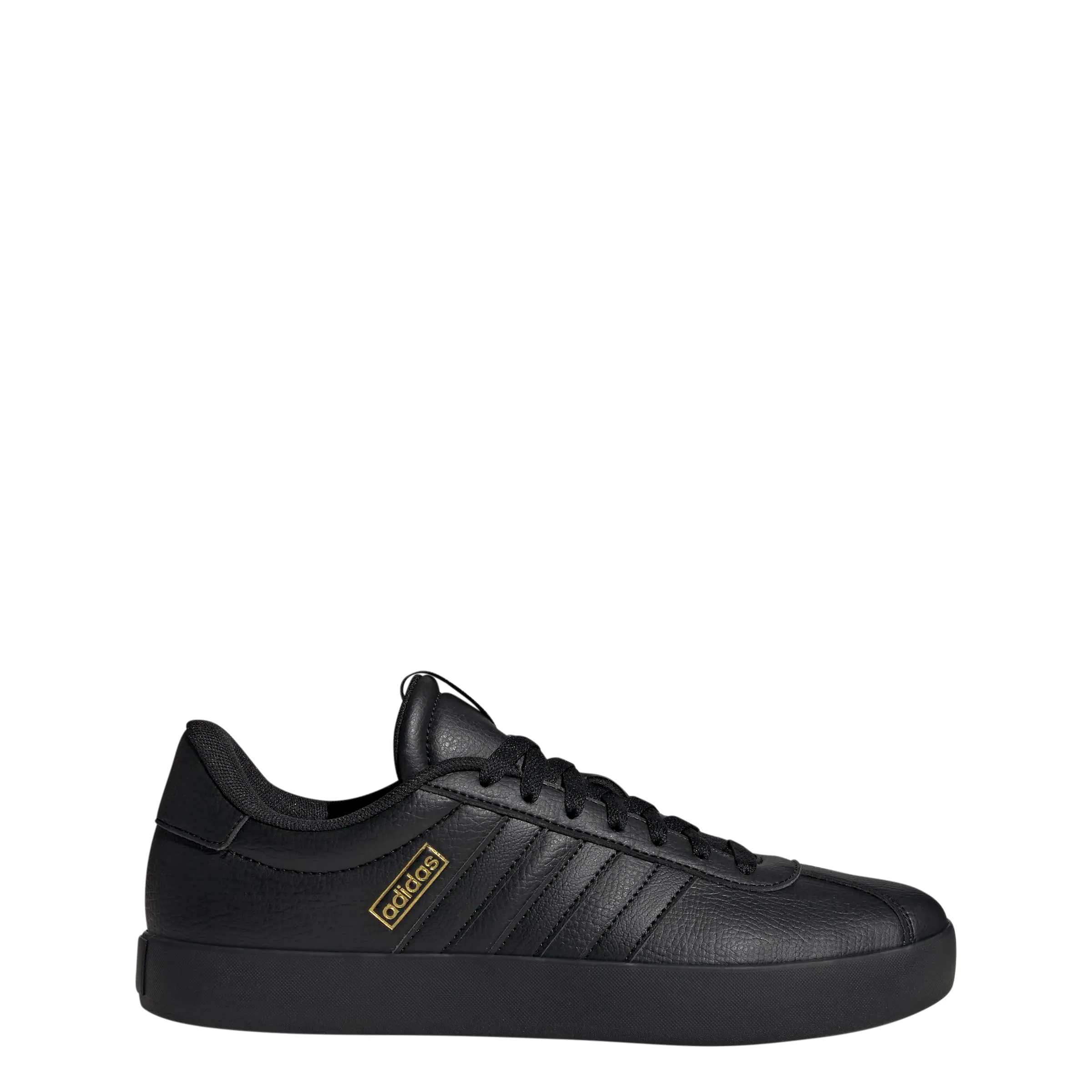 adidas Sneaker da Uomo VL Court 3.0, Nero, Nero, Oro, Metallizzato, 37 EU - immagine 4