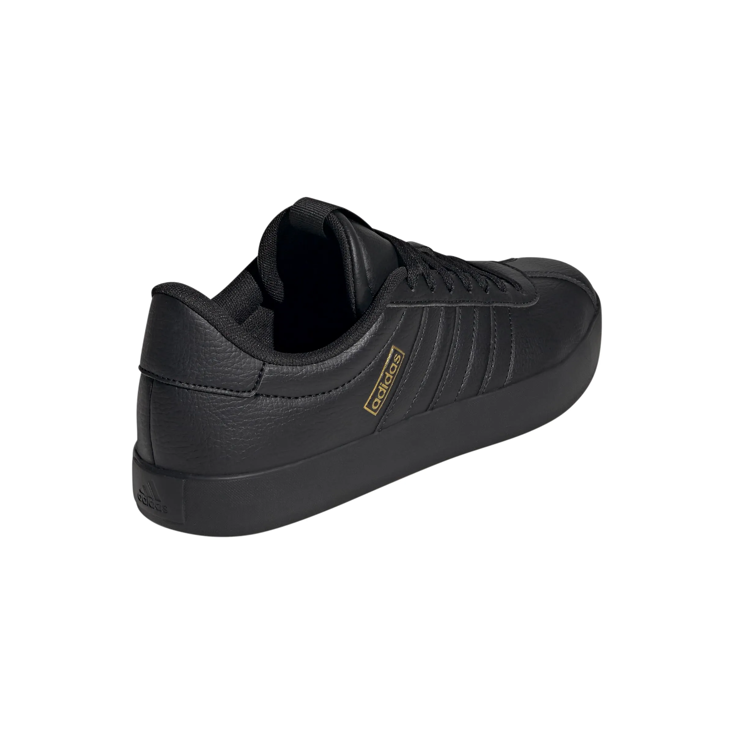 adidas Sneaker da Uomo VL Court 3.0, Nero, Nero, Oro, Metallizzato, 38 2/3 EU - immagine 6