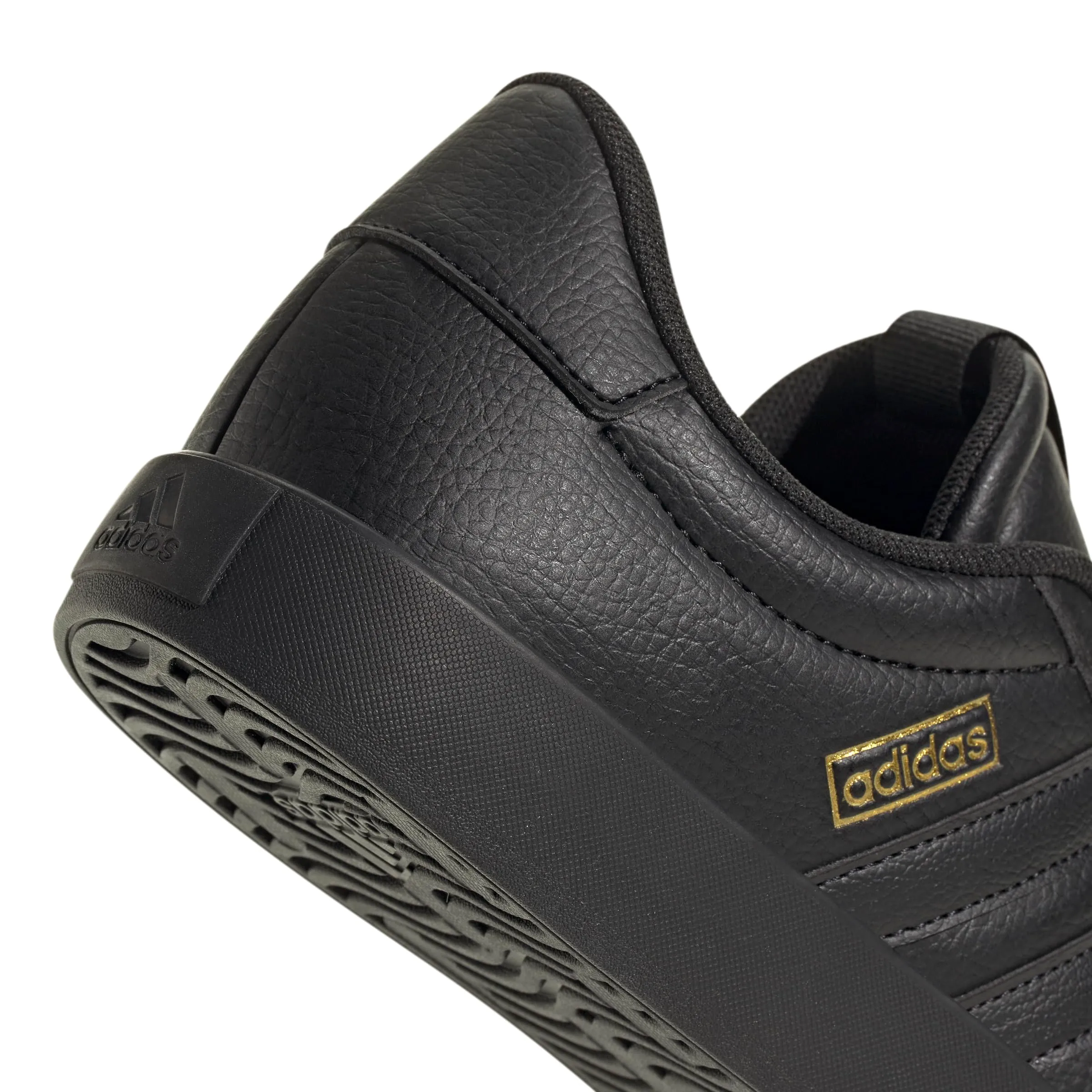 adidas Sneaker da Uomo VL Court 3.0, Nero, Nero, Oro, Metallizzato, 38 2/3 EU - immagine 8
