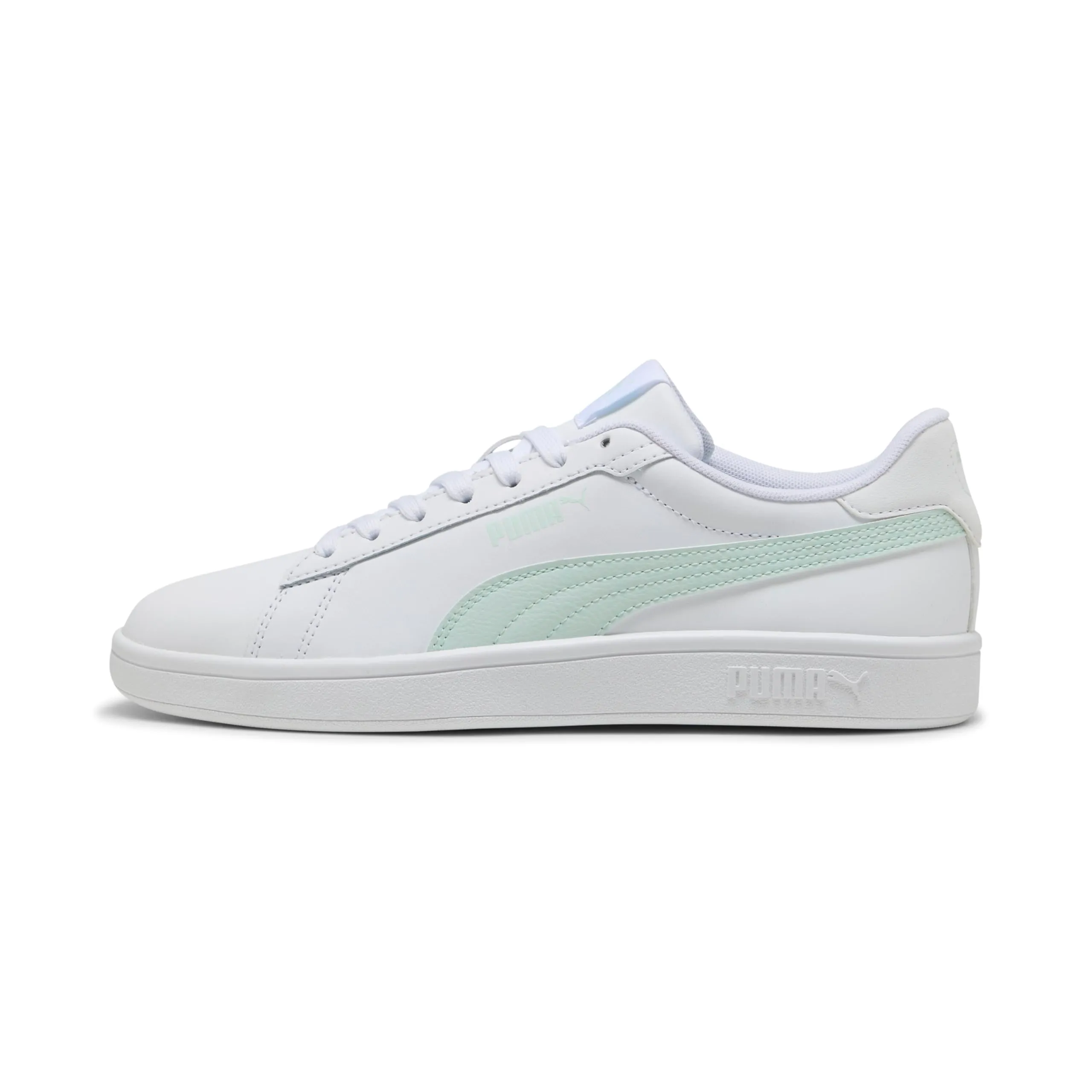 Puma Puma Smash 3.0 L - Scarpe da Ginnastica Unisex, Puma White-Peaceful Blue, - immagine 3