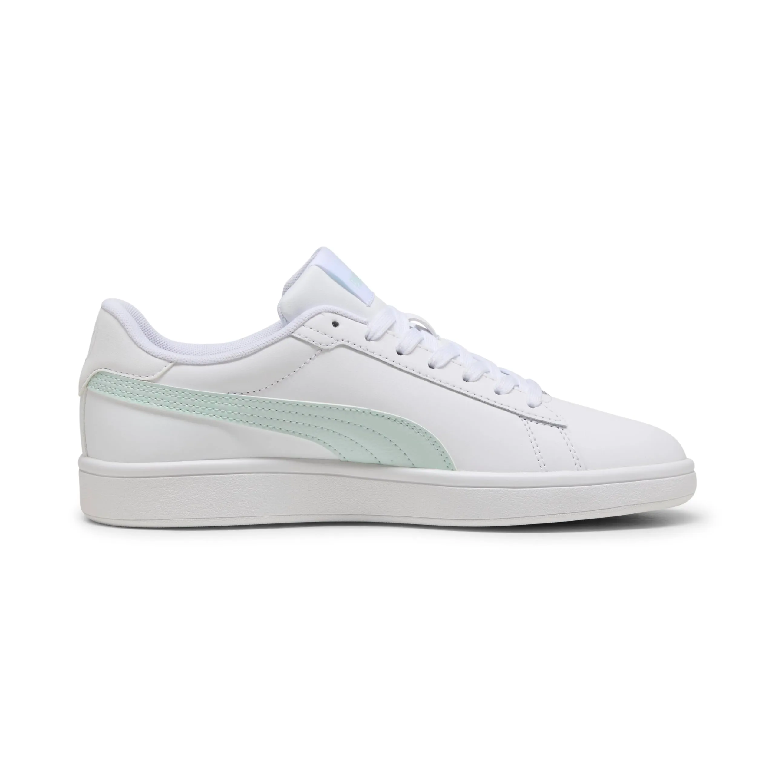 Puma Puma Smash 3.0 L - Scarpe da Ginnastica Unisex, Puma White-Peaceful Blue, - immagine 5