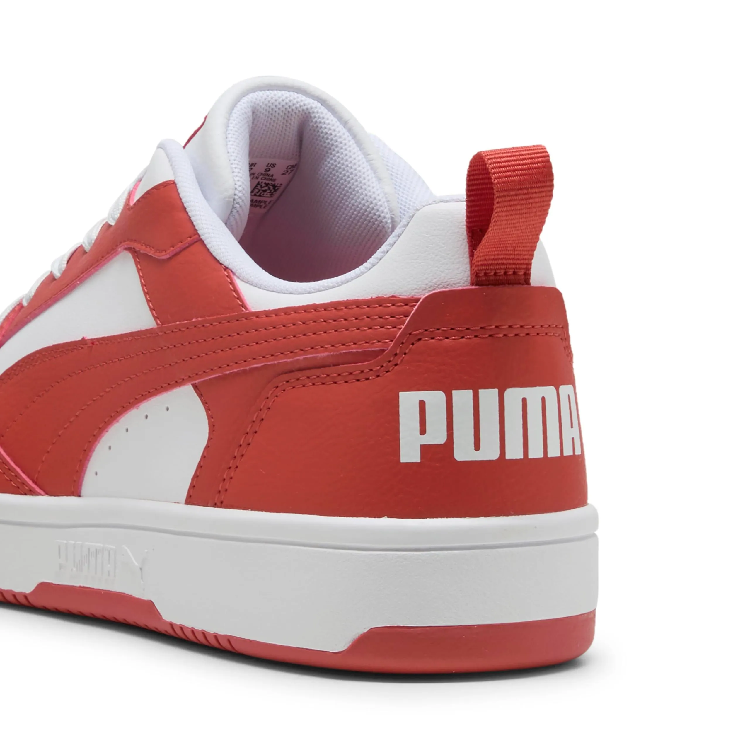 PUMA Rebound V6 Low, Sneaker Unisex - Adulto, White Red Fire, 48 EU - immagine 2
