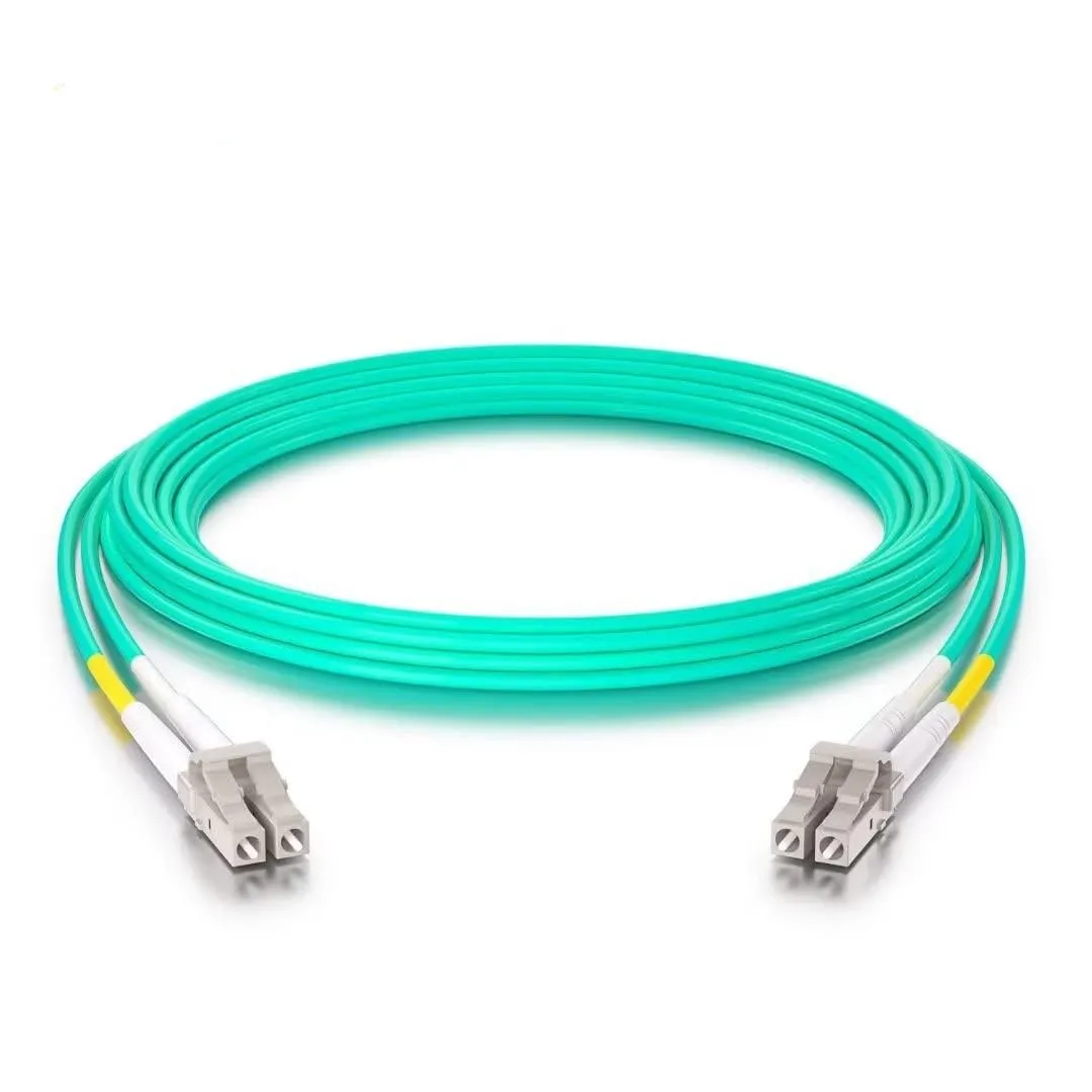 10Gtek Fiber Patch Cable - LC to LC OM3 10Gb/Gigabit Multi-Mode Jumper Duplex 50/125μm LSZH Fiber Optic Cord for SFP Transceiver, Aque, 0.3-Meter(1-ft), 2-Pack - immagine 1