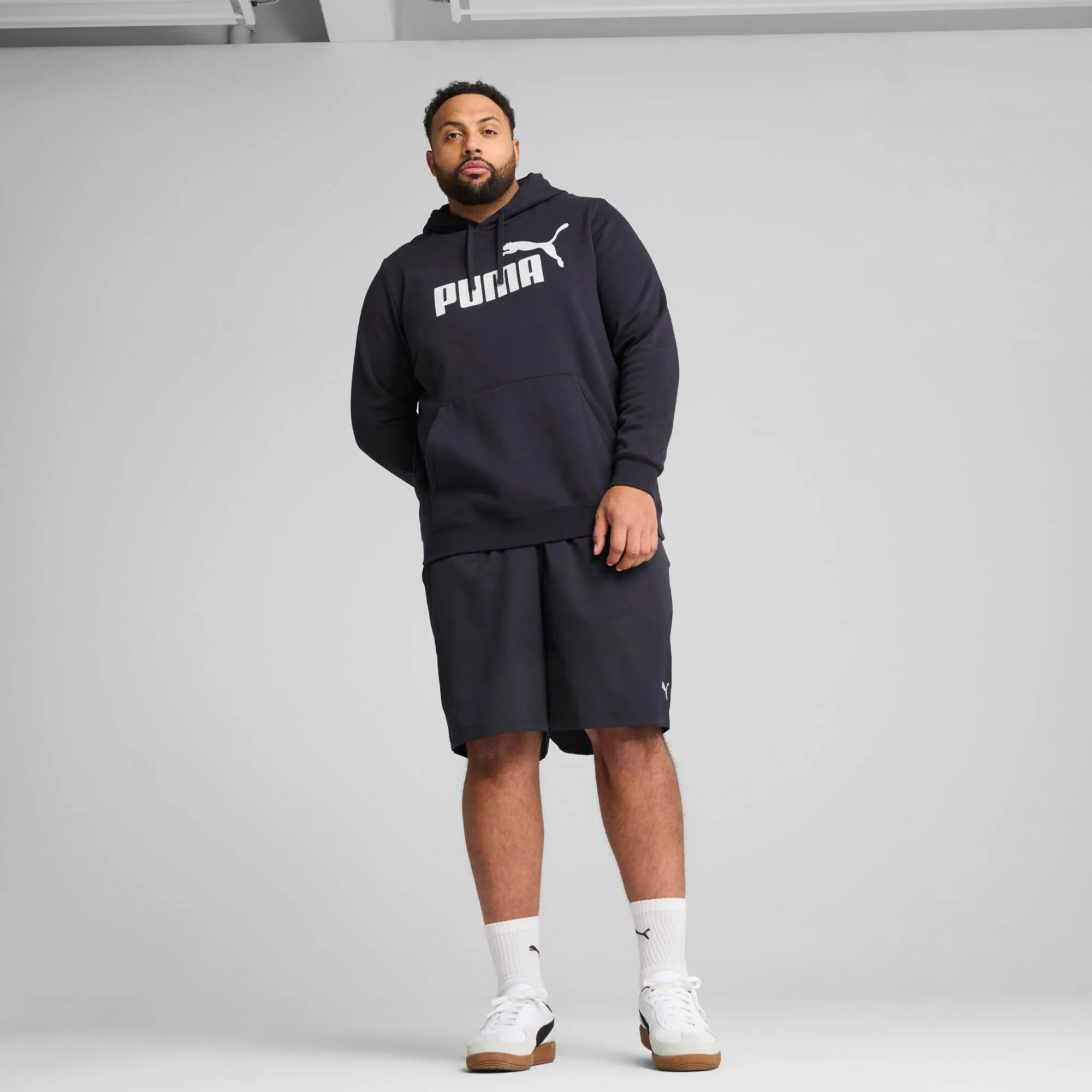Puma Ess No. 1 Logo Hoodie FL, Felpe con Cappuccio Uomo, New Navy, - immagine 3
