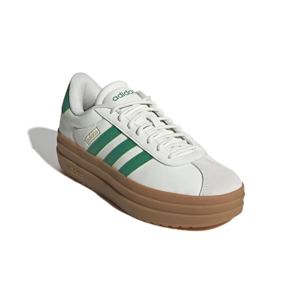 adidas JQ5643 - Sneaker da donna con plateau vegan, White Court Green Gold Metallic, 36 EU - immagine 1