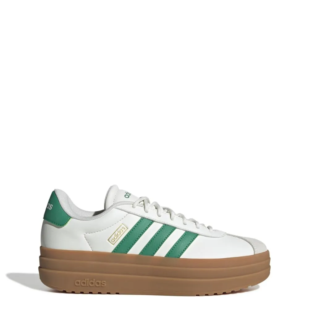 adidas JQ5643 - Sneaker da donna con plateau vegan, White Court Green Gold Metallic, 36 EU - immagine 4