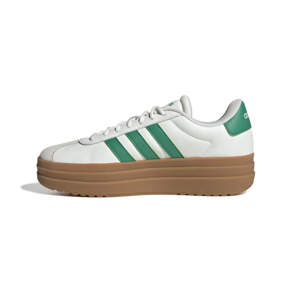adidas JQ5643 - Sneaker da donna con plateau vegan, White Court Green Gold Metallic, 36 EU - immagine 7