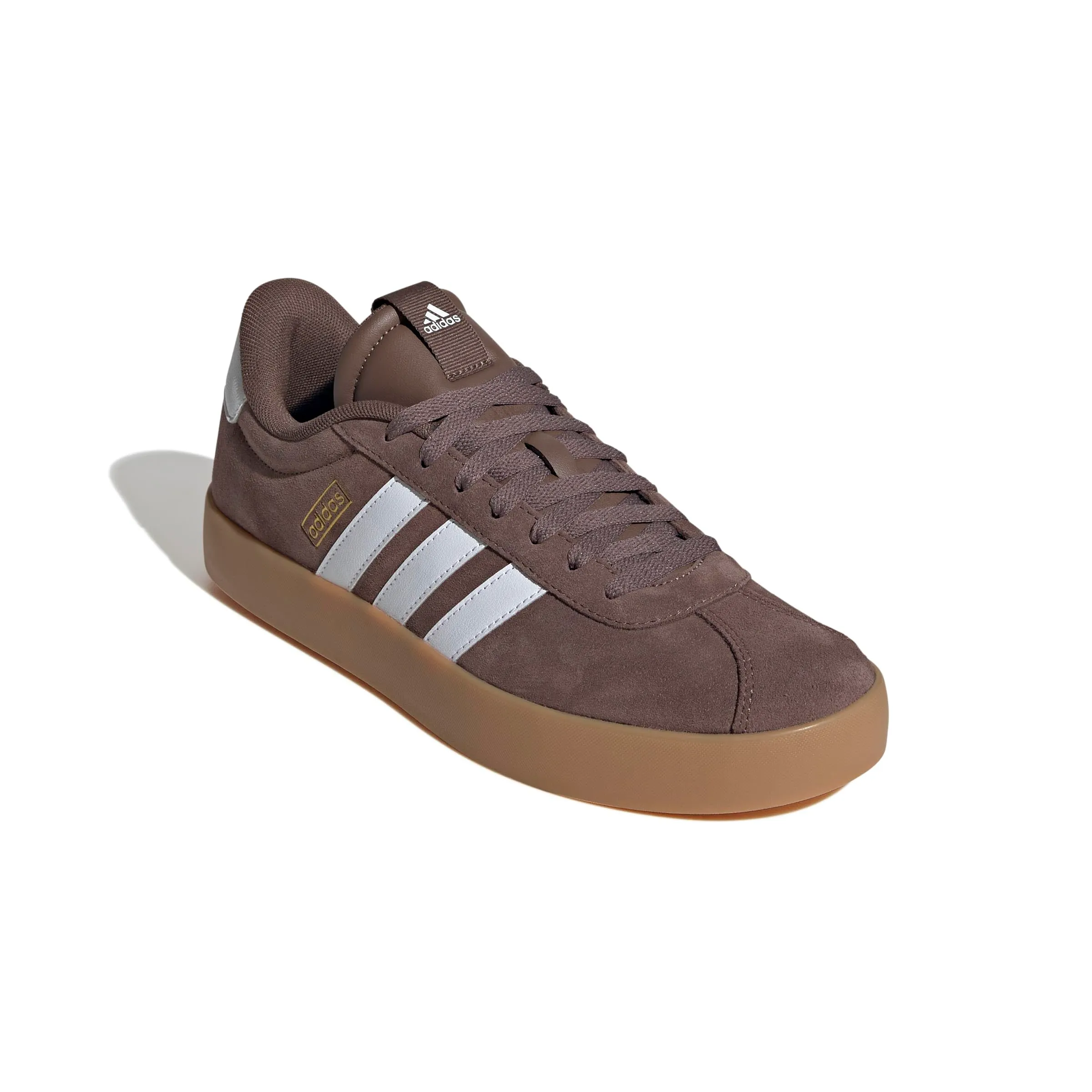Adidas Uomo VL Court 3.0, Earth Strata/Bianco/Oro Metallizzato, 10.5 - immagine 4
