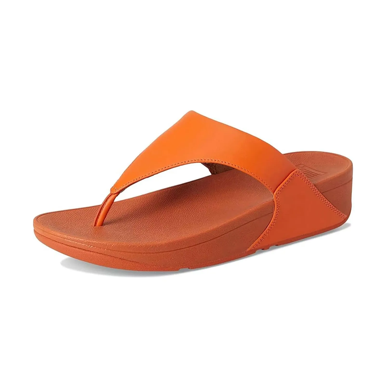 Fitflop Lulu Leather Toepost, Sandali Donna, Satsuma, 41 EU - immagine 3