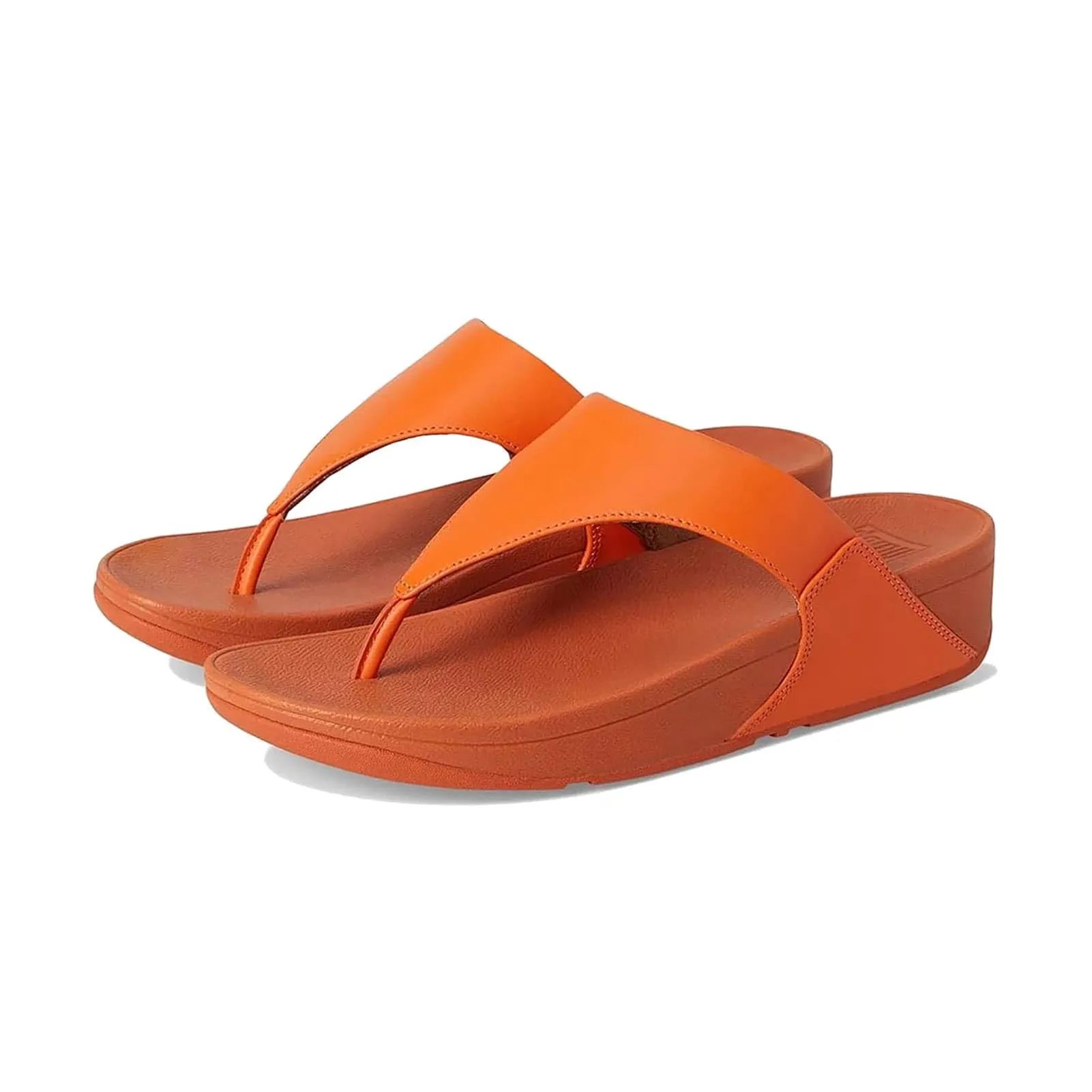 Fitflop Lulu Leather Toepost, Sandali Donna, Satsuma, 41 EU - immagine 4