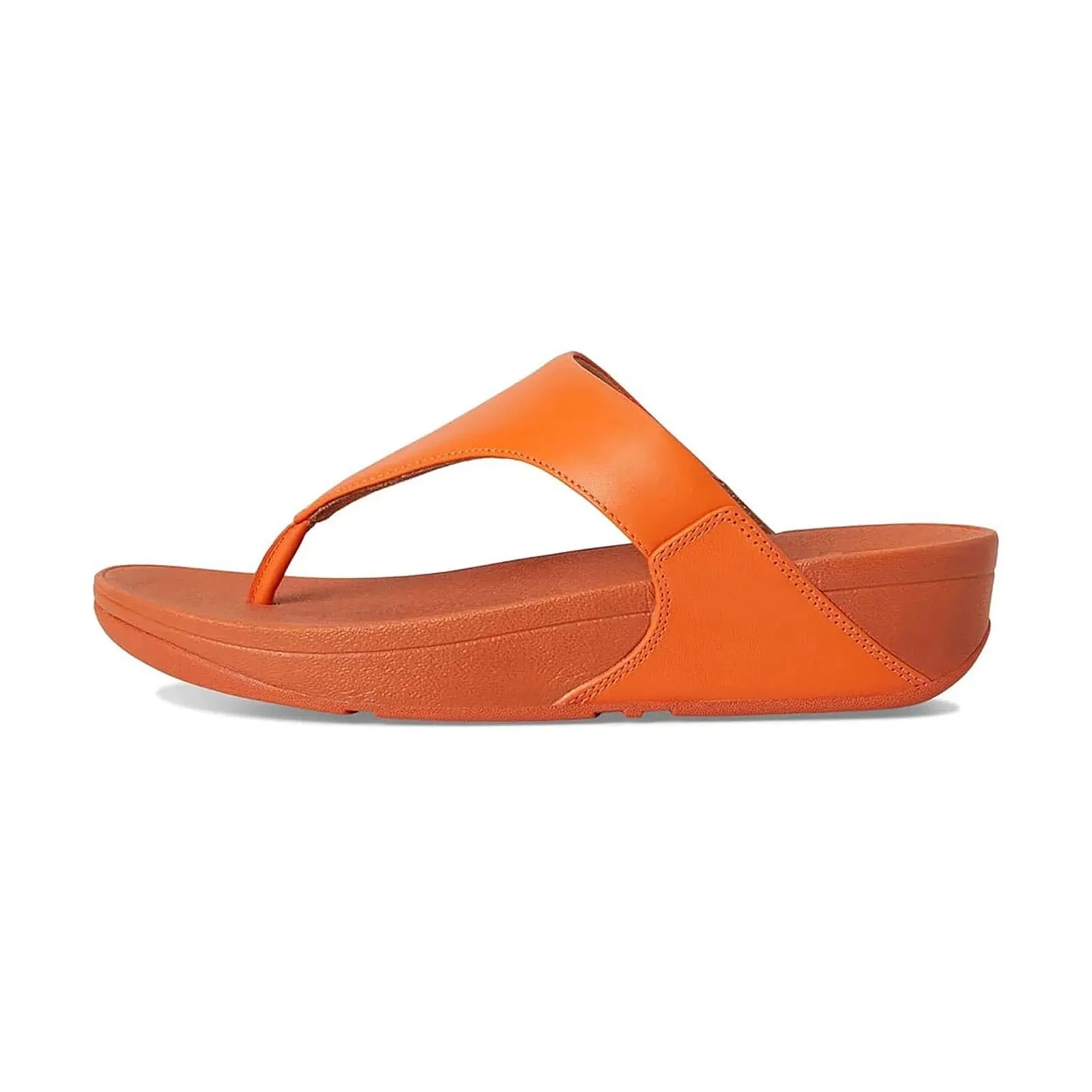 Fitflop Lulu Leather Toepost, Sandali Donna, Satsuma, 37 EU - immagine 1