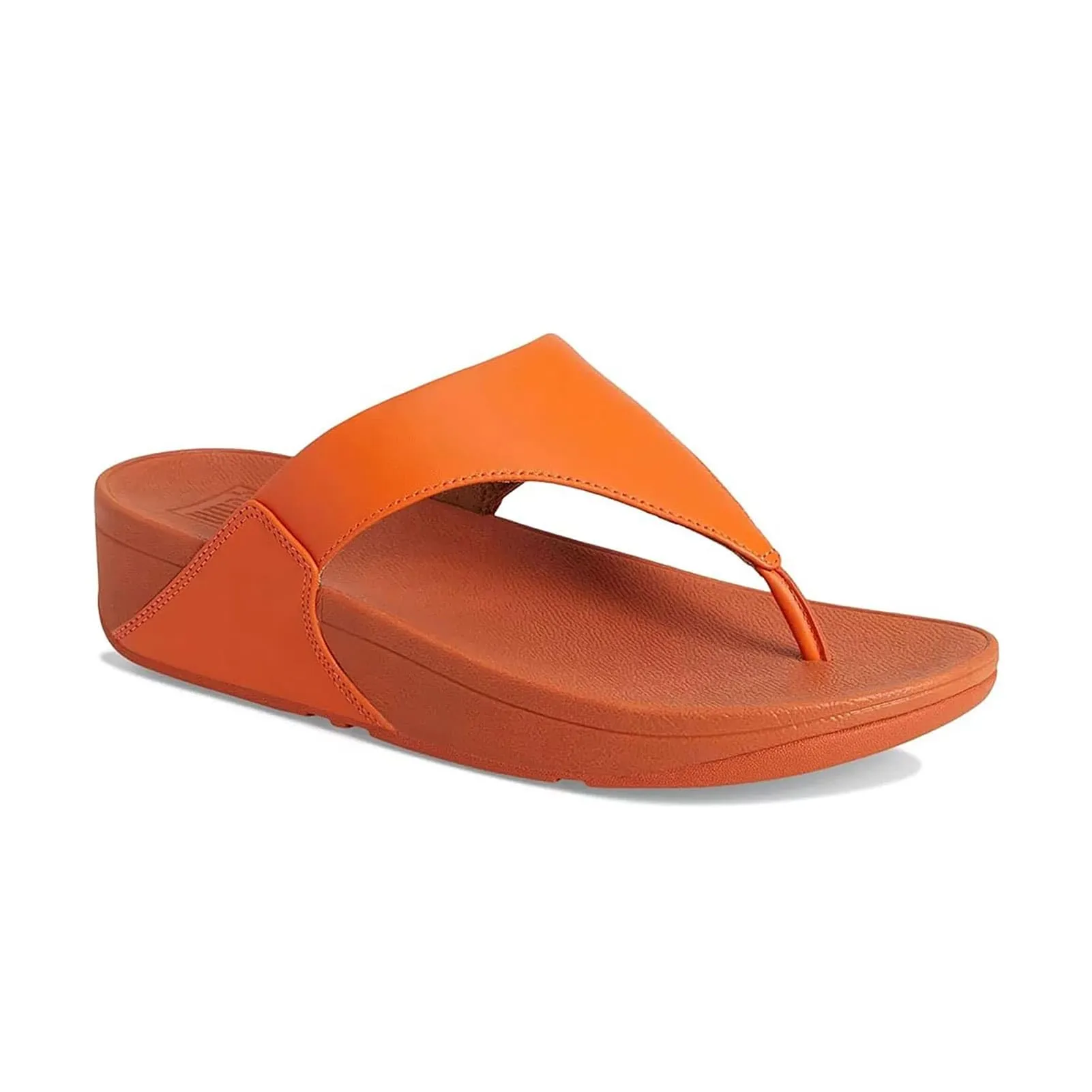 Fitflop Lulu Leather Toepost, Sandali Donna, Satsuma, 37 EU - immagine 5