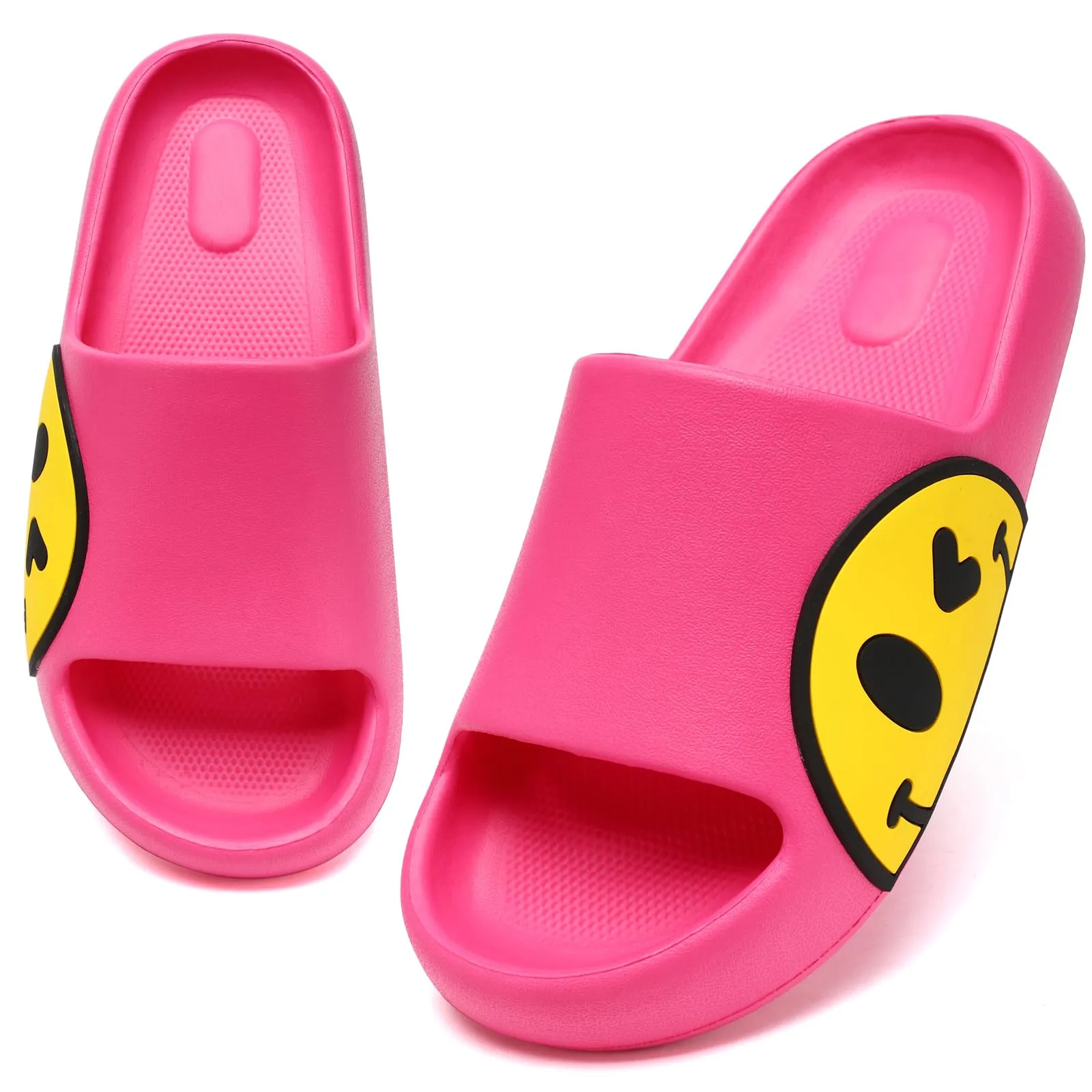 Waysoland Ciabatte donna uomo estive da Spiaggia Sandali,Ciabatte Morbide per bambini bagno,Doccia,pantofole antiscivolo infradito per interni esterni(Rosa rossa,40/41 EU) - immagine 1