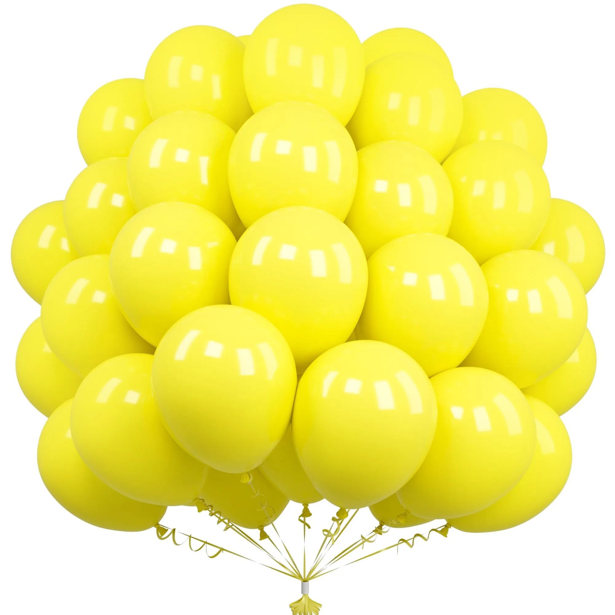 Unisun Palloncini Gialli, 50 Pezzi 12 Pollici Palloncini Gialli Opachi - immagine 1
