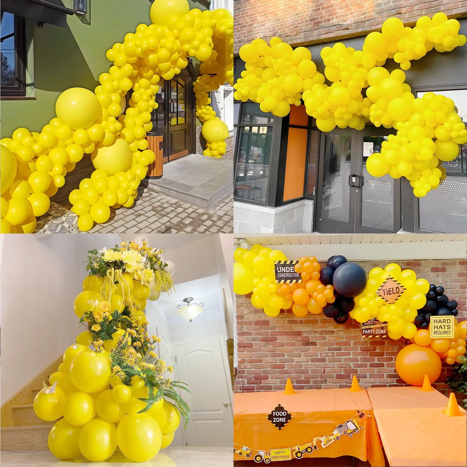 Unisun Palloncini Gialli, 50 Pezzi 12 Pollici Palloncini Gialli Opachi - immagine 7