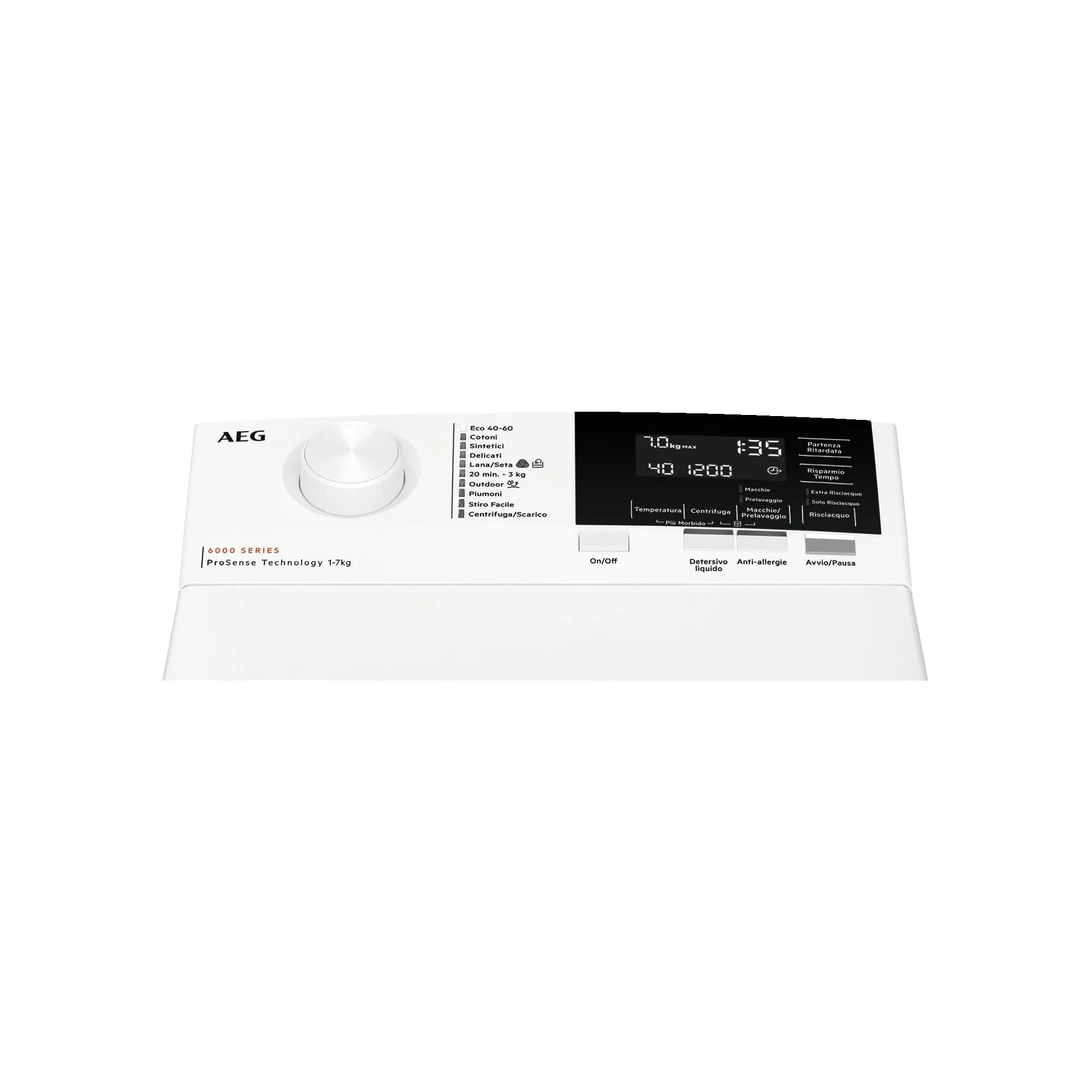 AEG LTR6G37A Lavatrice Carica Frontale 7 kg ProSense Serie 6000 Classe A - immagine 2