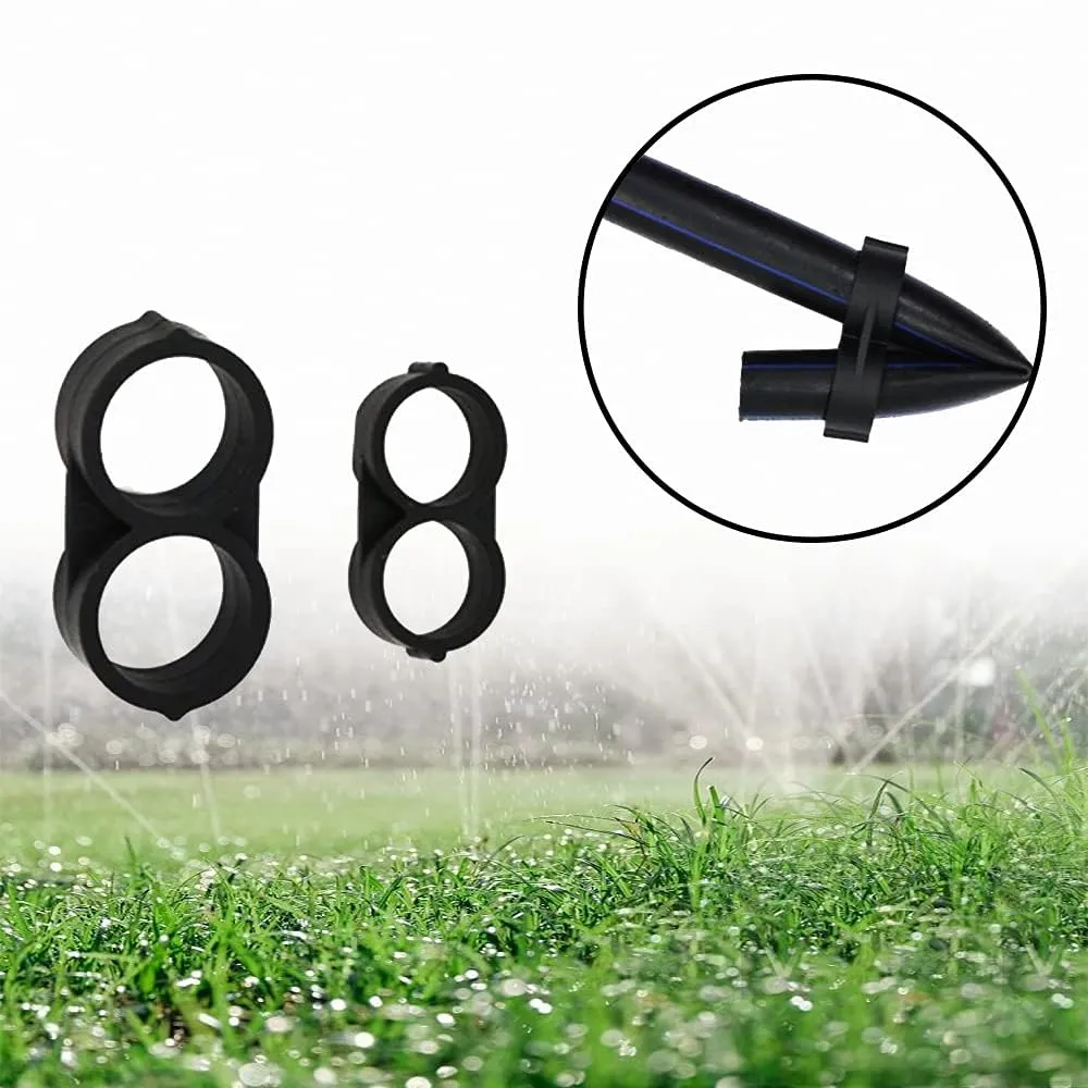 40Pcs Raccordi per Ala Gocciolante, BetterJonny Kit di Raccordi per Irrigazione per Tubi per 20mm Impianto di Irrigazione a Goccia Tee Gomiti Accoppiamento Chiusura Terminale Tappi Terminali - immagine 4