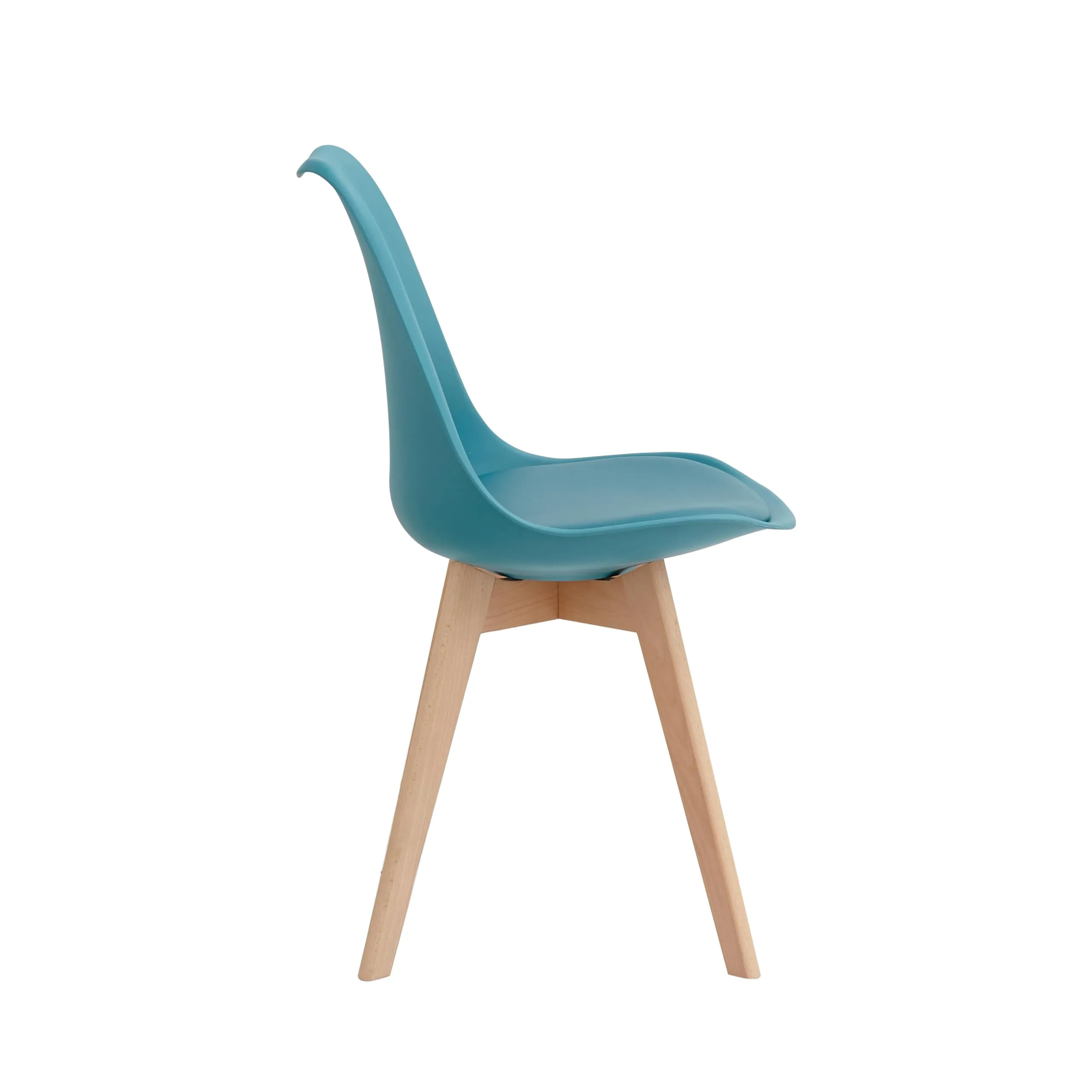 JZGORC Set di 4 Sedie da Sala da Pranzo, Sedie da Cucina Nordica, Sedie da Ufficio con Gambe in Faggio Massello per Camera da Letto, Soggiorno, Cucina - Verde Scuro - immagine 8