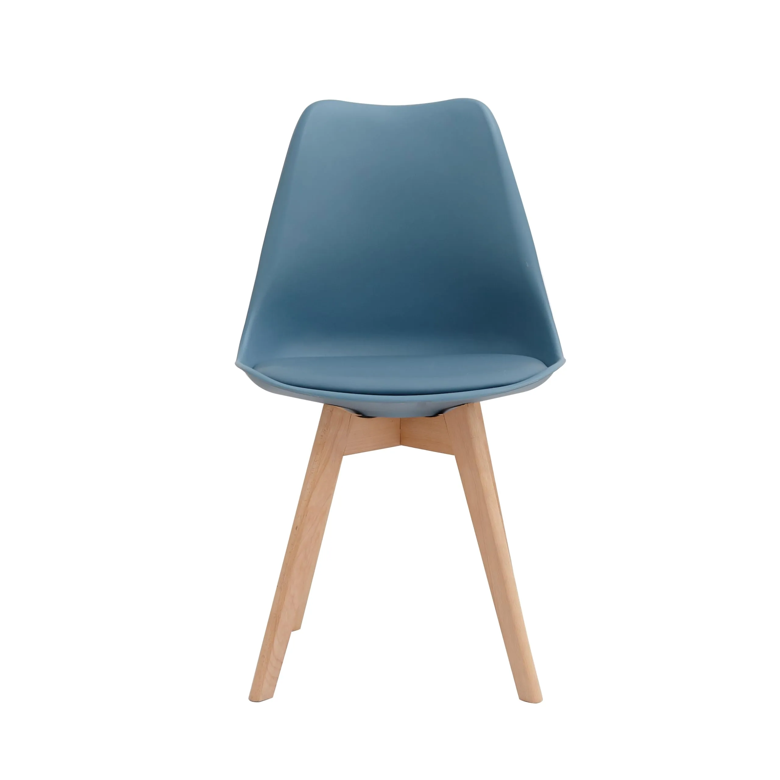JZGORC Set di 4 Sedie da Sala da Pranzo, Sedie da Cucina Nordica, Sedie da Ufficio con Gambe in Faggio Massello per Camera da Letto, Soggiorno, Cucina - Blu Scuro - immagine 7