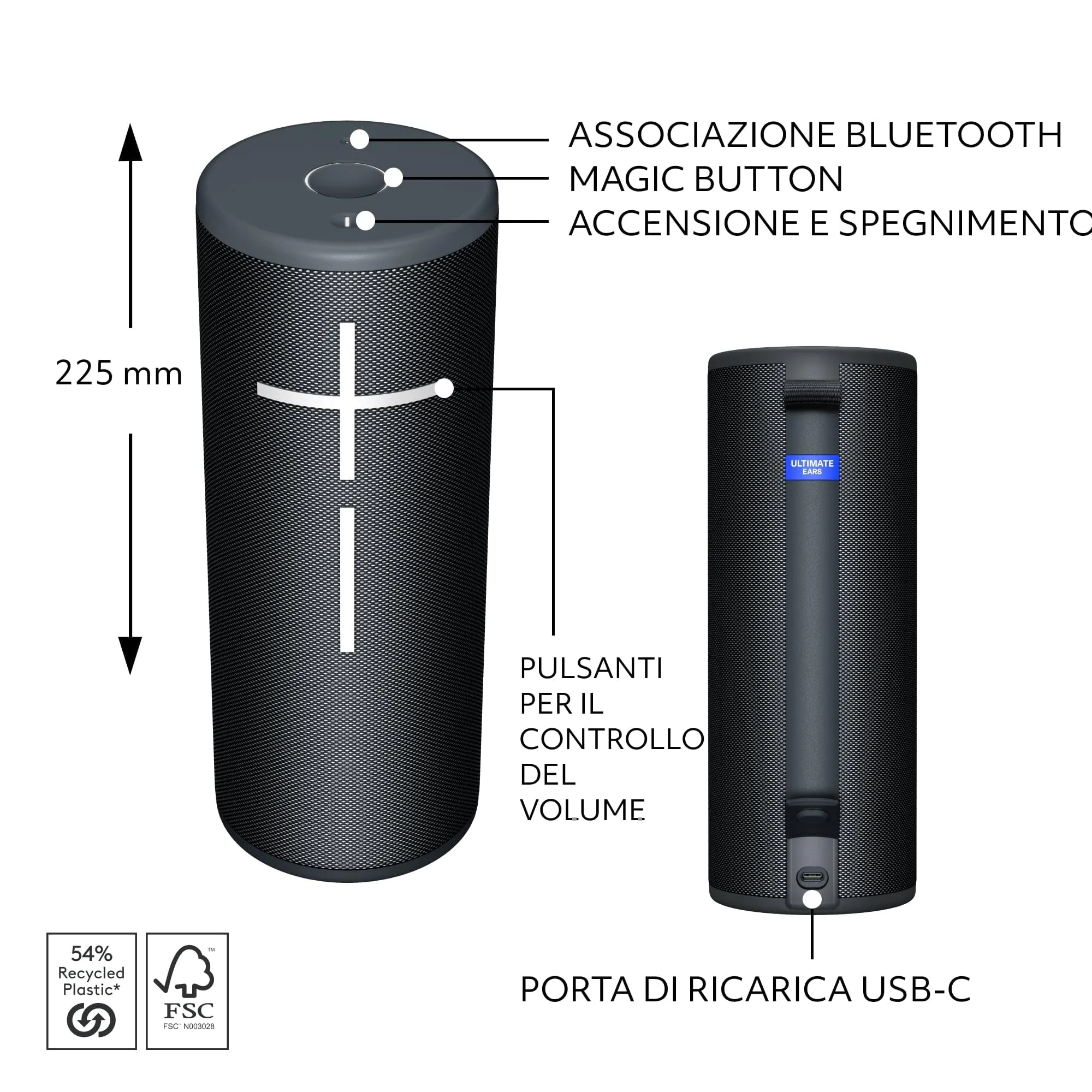 Ultimate Ears MEGABOOM 4, altoparlante portatile Bluetooth - immagine 5