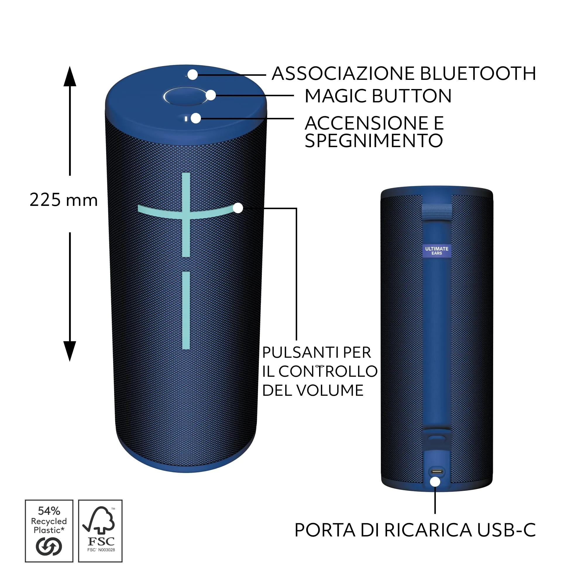 Ultimate Ears MEGABOOM 4, altoparlante portatile Bluetooth - immagine 5