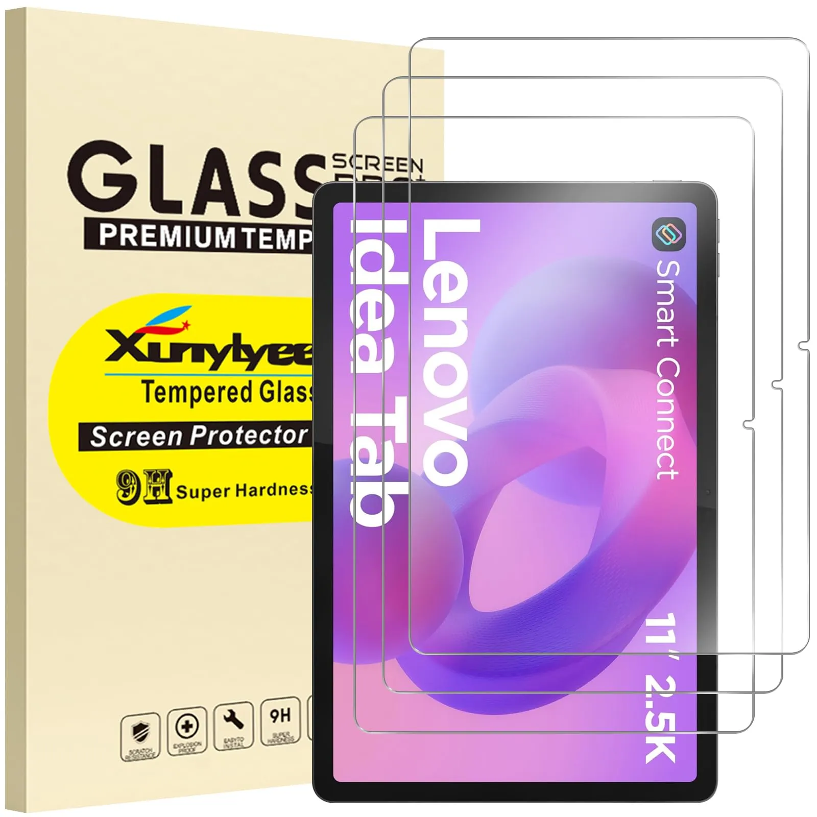 XunyLyee 3 Pack Pellicola per Lenovo Idea Tab 11 Pollici/Lenovo Tab M11 - immagine 1