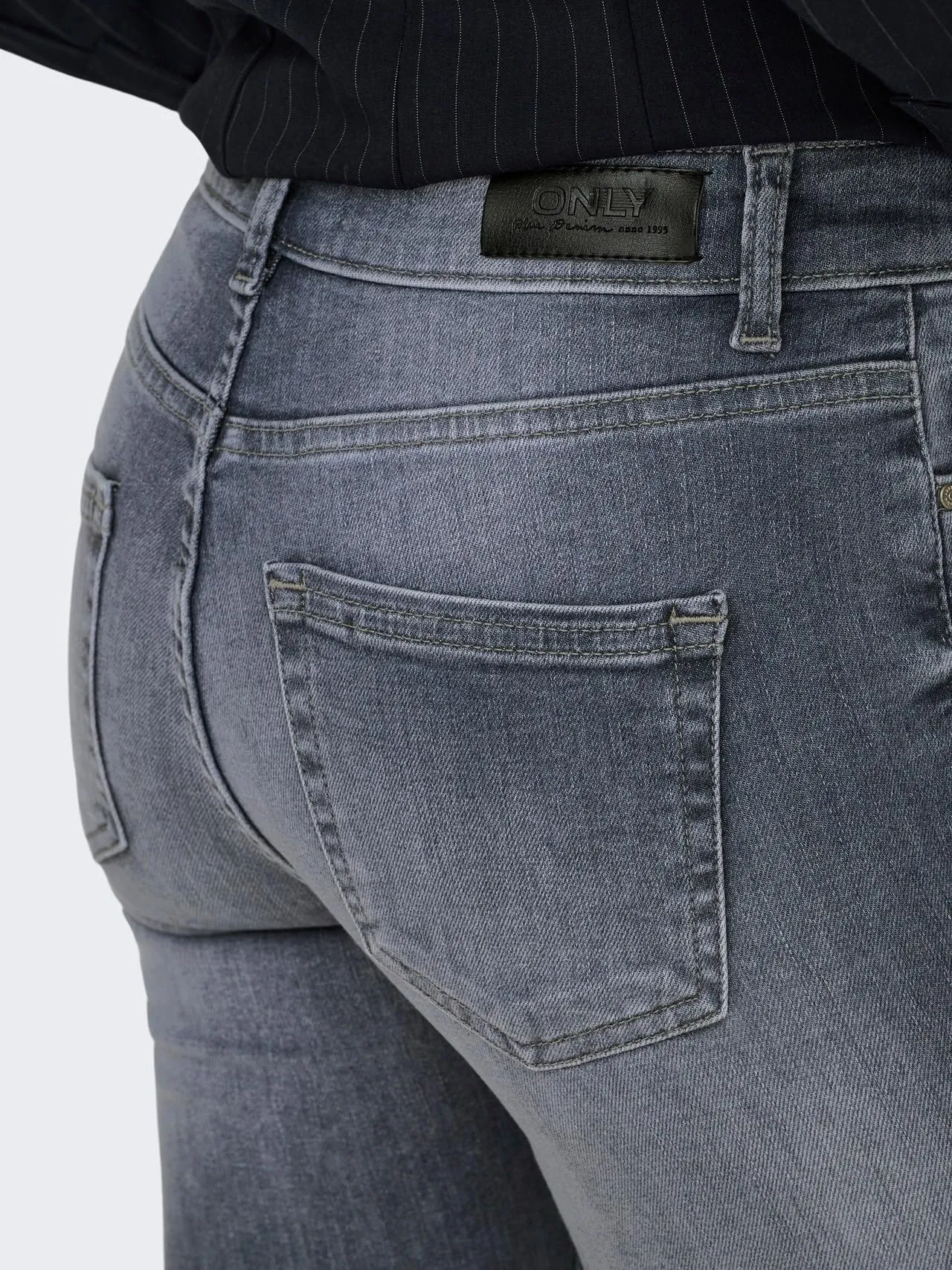 ONLY Onlblush Mid Skin Ank RW DNM Tai270 Noos, Denim Grigio Medio, (S) W x 32L - immagine 6