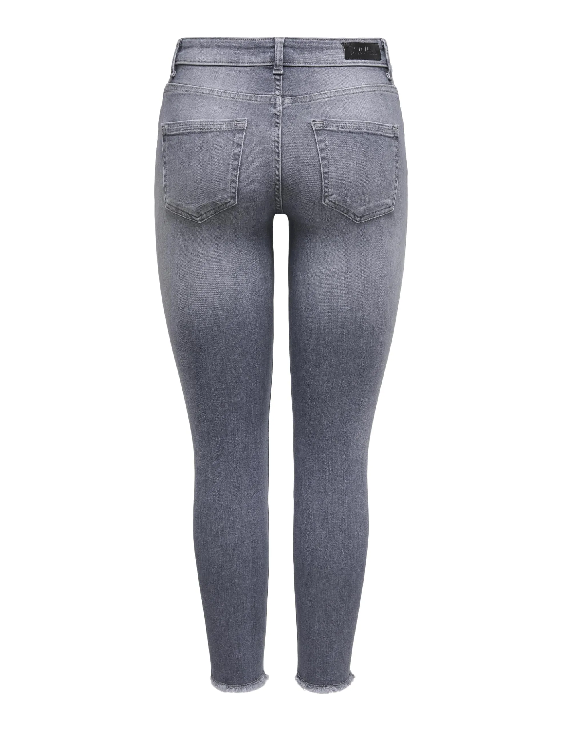 ONLBLUSH Vita Media Skinny Fit Lunghezza Alla Caviglia Jeans Grigio X_L/34 - immagine 4