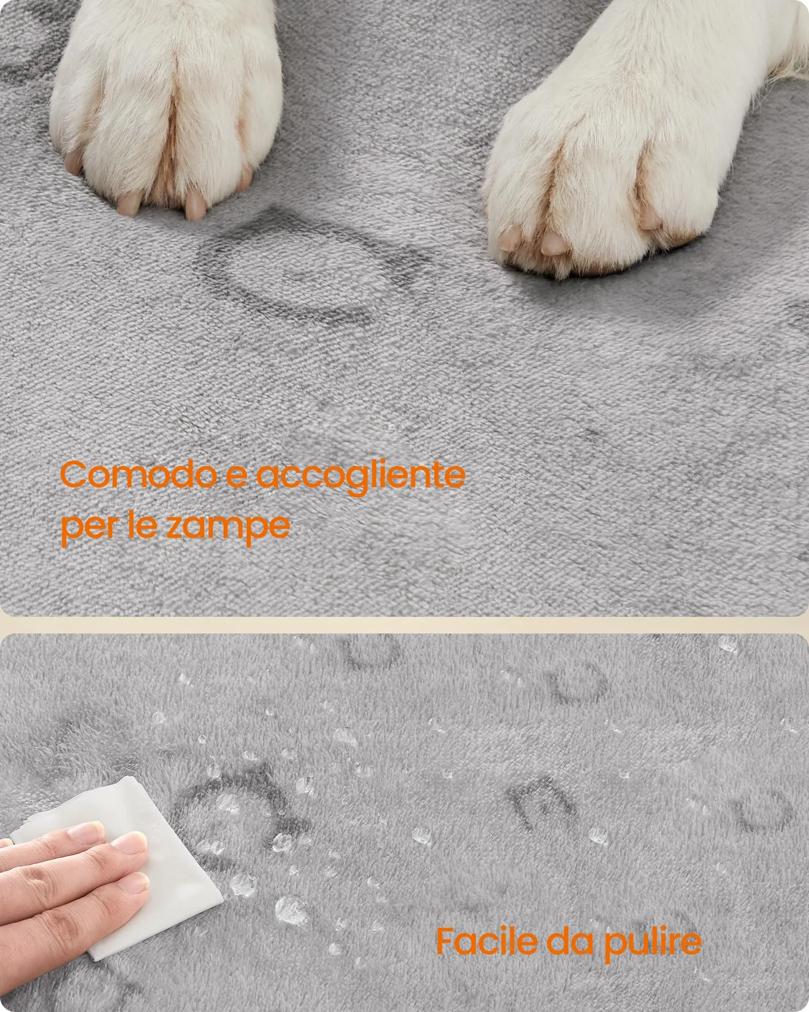 Feandrea Tappeti per Addestramento per Cani, 2 Pezzi, 183 x 183 cm - immagine 4