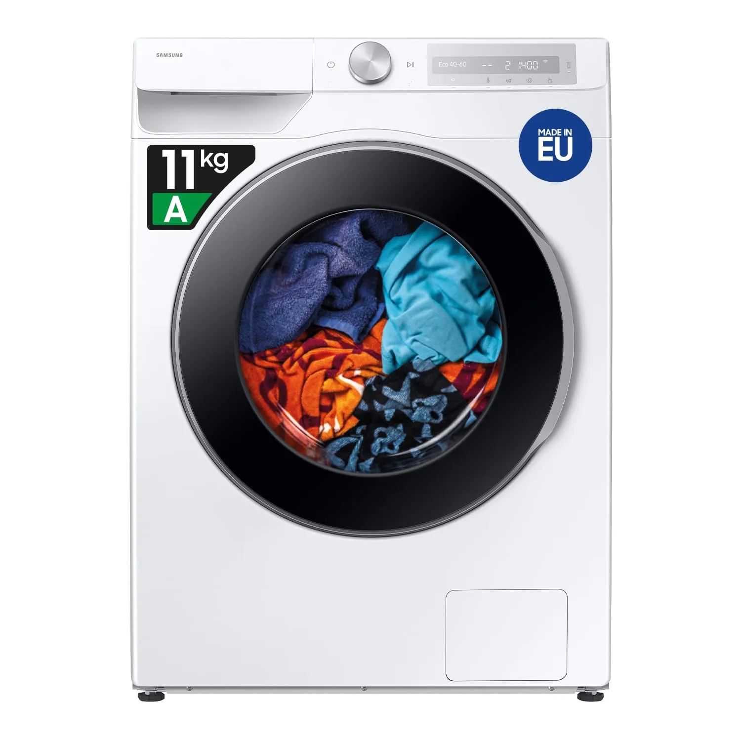 Samsung Lavatrice AI Control WW11DG6B85LH/U3 Libera installazione, 11 Kg, Wifi, Ecodosatore, Super Speed, Vapore, Carica Frontale, 60l x 85h x 60p cm - immagine 1