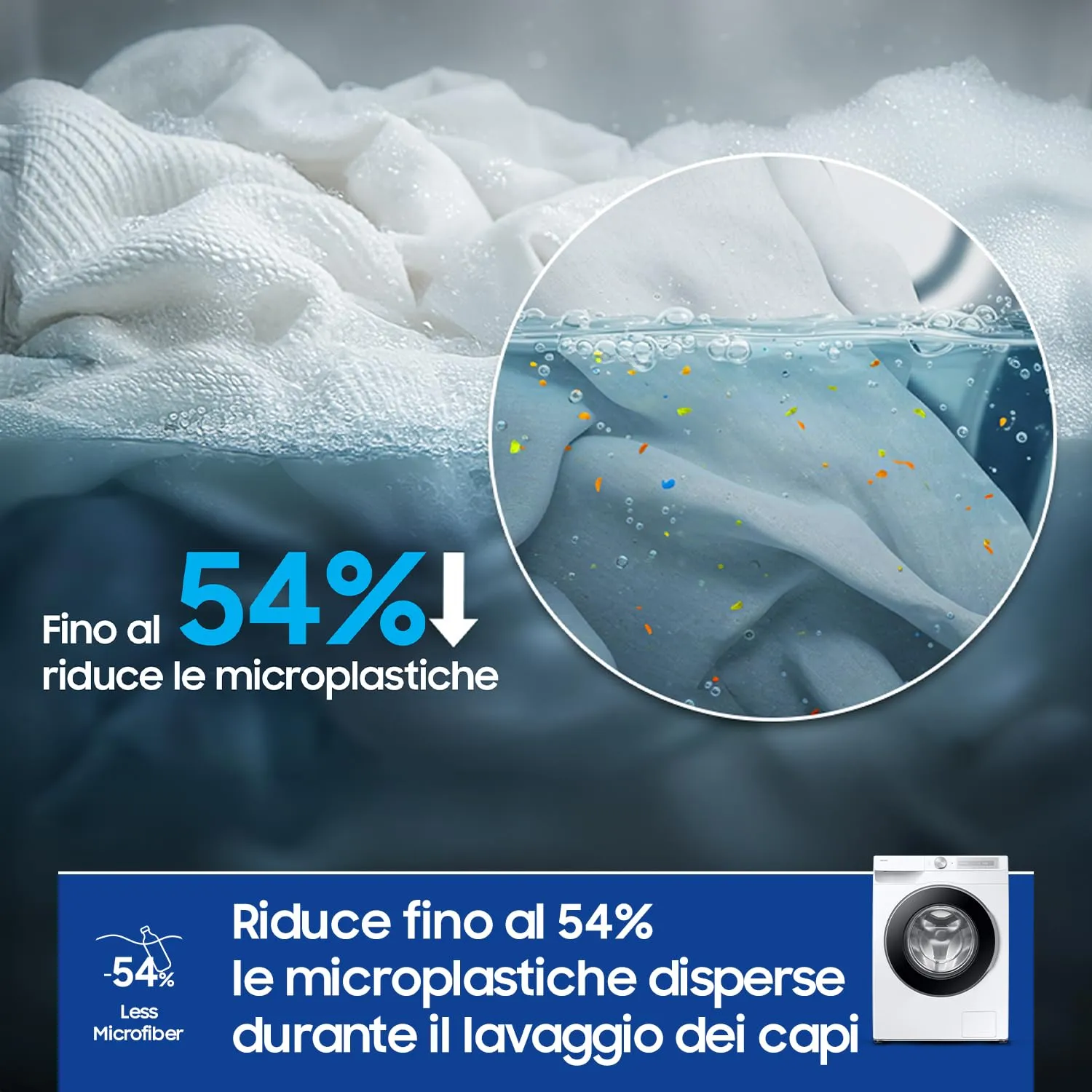 Samsung Lavatrice AI Control WW11DG6B85LH/U3 Libera installazione, 11 Kg, Wifi, Ecodosatore, Super Speed, Vapore, Carica Frontale, 60l x 85h x 60p cm - immagine 5