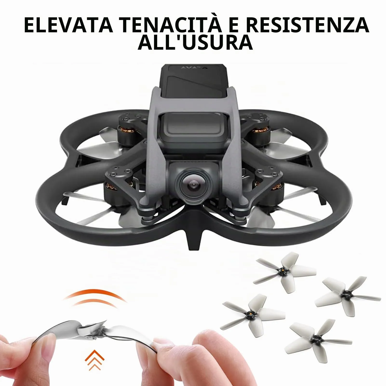 Bocguy Avata Eliche, 4 Pcs Eliche Avatar 2925S con 10 Viti & Cacciavite, Accessori Avata per Sostituzione Drone, Rumore & Stabile - immagine 3