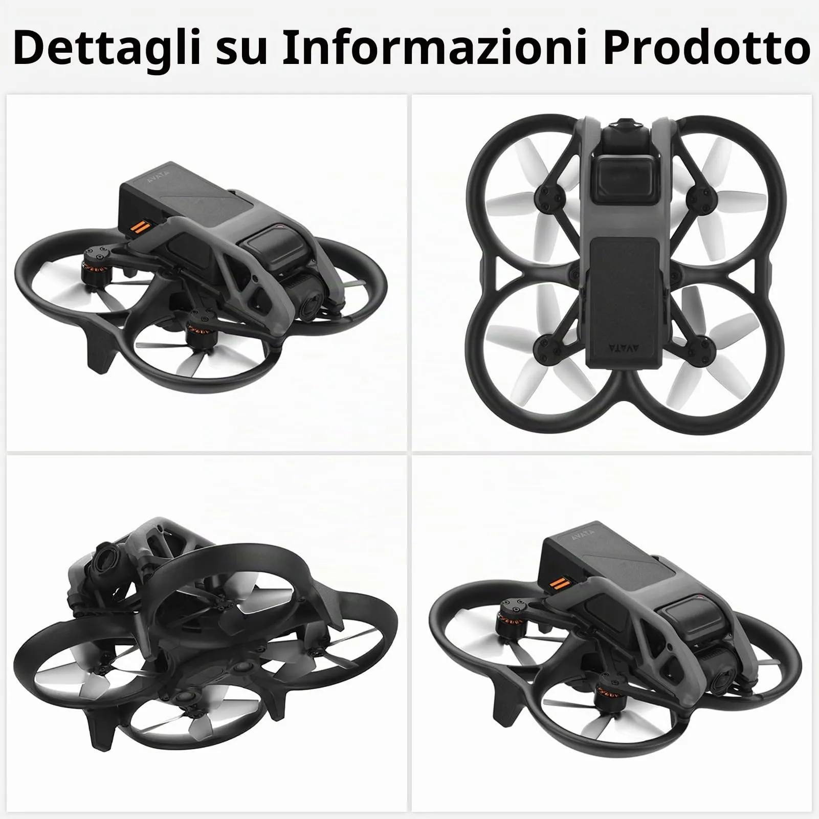 Bocguy Avata Eliche, 4 Pcs Eliche Avatar 2925S con 10 Viti & Cacciavite, Accessori Avata per Sostituzione Drone, Rumore & Stabile - immagine 4