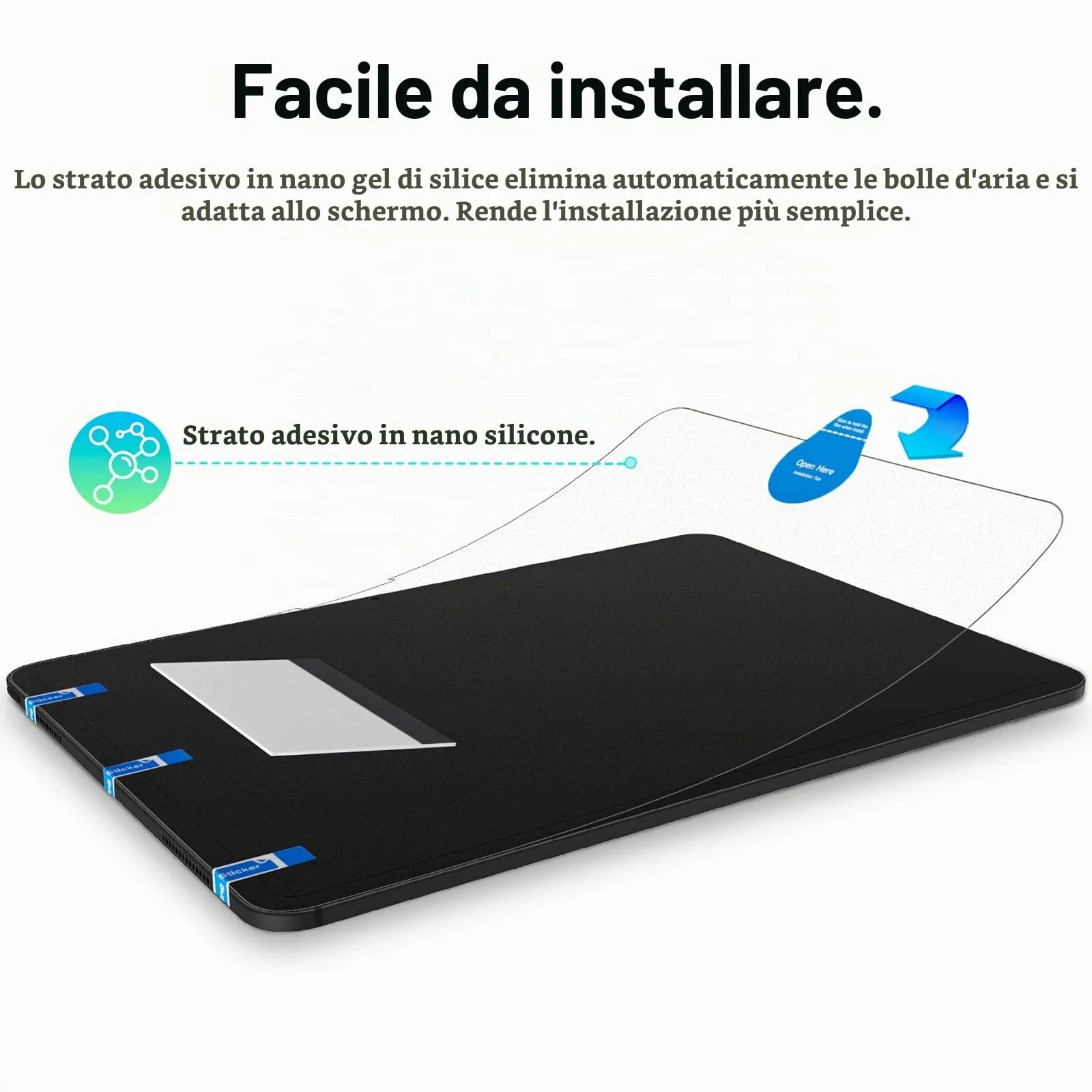 [2 Unità] Protezione Schermo Effetto Carta per iPad Air 13 Pollici M3/M2 (7a/6a Gen. 2025/2024), Protettore Schermo in PET Carta Opaca, Antiriflesso/Anti-impronte, Perfetto per Scrivere e Disegnare - immagine 5