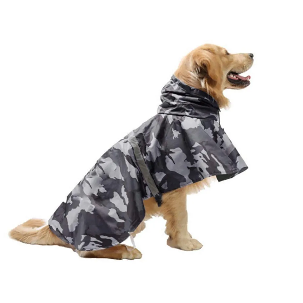 KoKoBin Cappottino Catarifrangente per Cani con Cappuccio Ultraleggero Traspirante Impermeabile per Cani di Media e Grande Taglia(Grigio, XL) - immagine 1