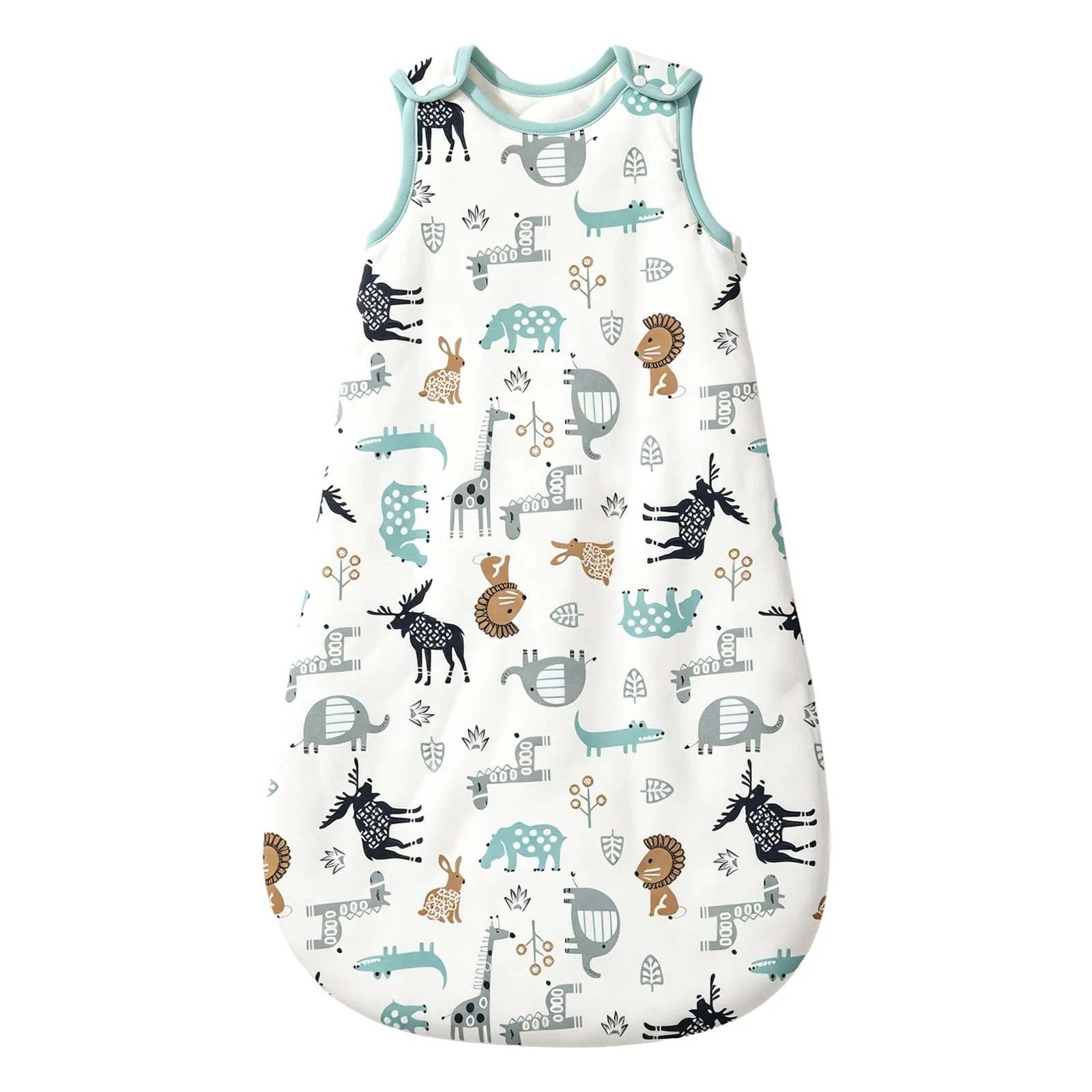Mosebears Sacco nanna invernale per bambini, 2,5 Tog, 100% cotone, diverse dimensioni, dalla nascita fino a 18 mesi, adatto per tutto l'anno - immagine 1