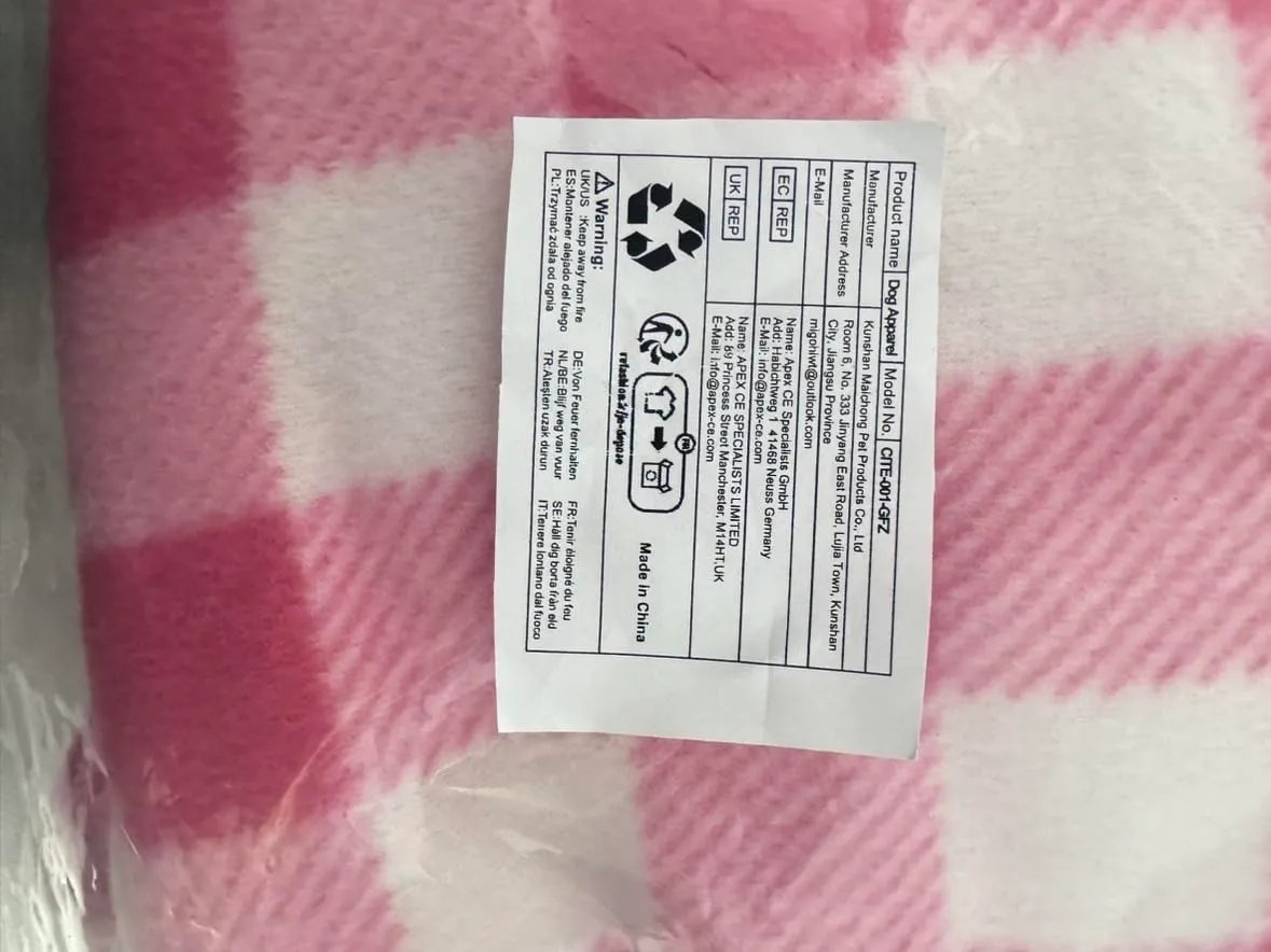 CITÉTOILE Cappotto Invernale per Cani, Giacca Calda e Antivento Rosa S - immagine 8