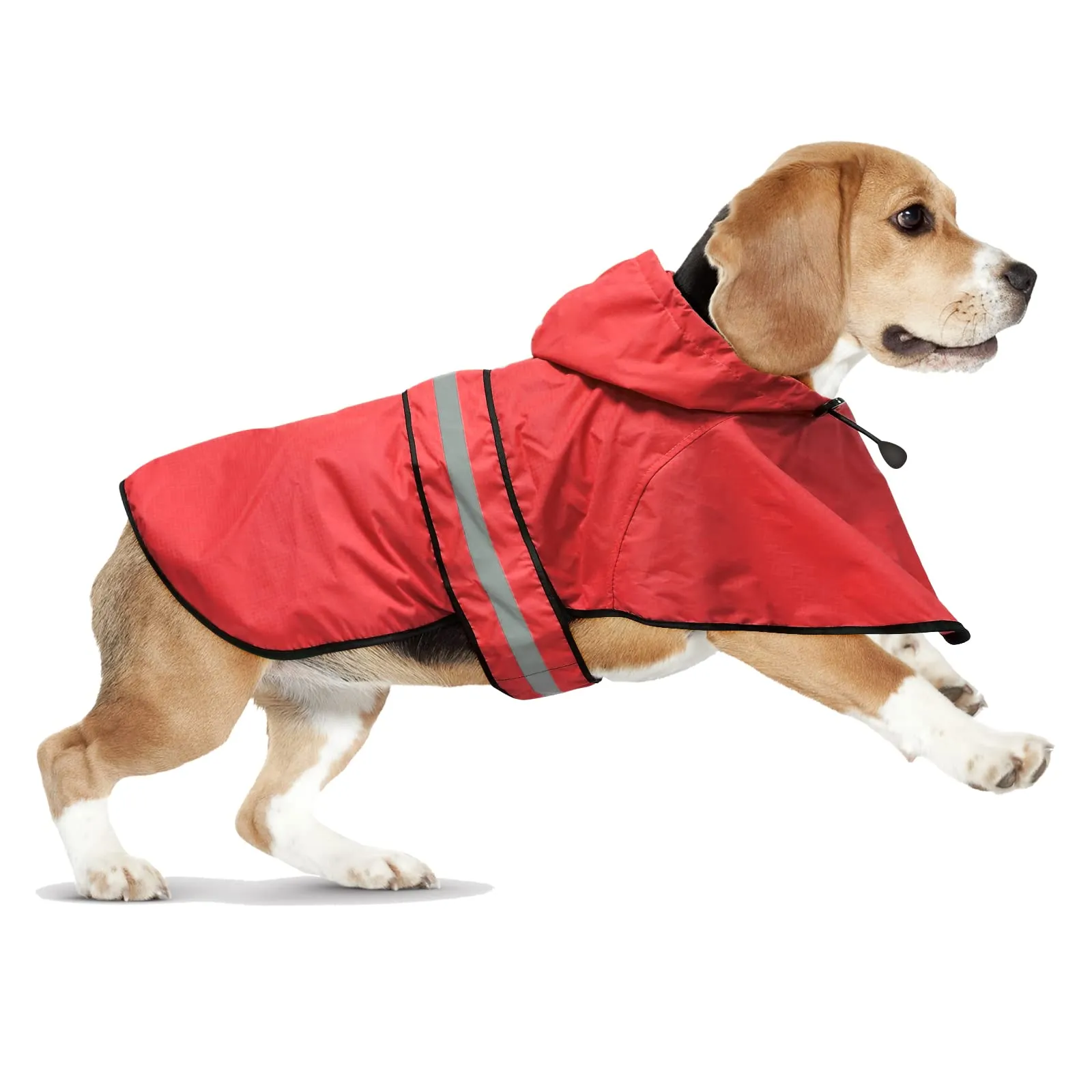 Domagiker Impermeabili per Cani - Impermeabili con Cappuccio per Cani, Cappotto Antipioggia per Cani Regolabile Riflettente, Giacca Antipioggia Antivento per Cani Poncho Impermeabile per Cani di - immagine 2