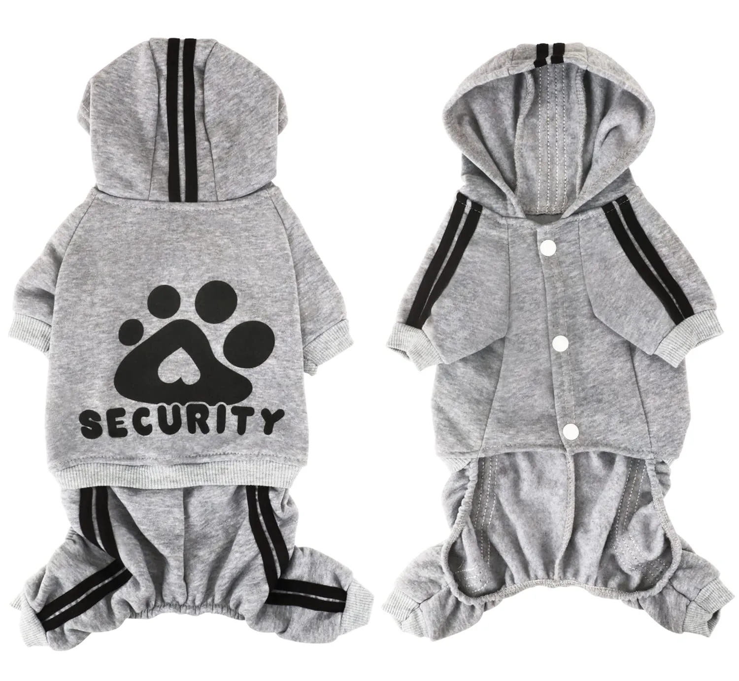 Dolahovy Felpa con cappuccio per cani Abbigliamento animali domestici Maglioni cuccioli autunno inverno Cappotti in pile cani Abito cane cotone per Chihuahua Small Medium Cani - immagine 7