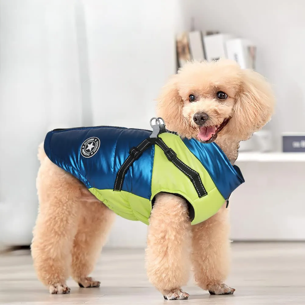Cappotto Invernale per Cani, RosyFate Vestiti per Cani Piccoli, Giacca Cane Impermeabile, Gilet per Cani, Vestiti Caldi perr Animali Domestici, Antivento per Esterno (M) - immagine 8