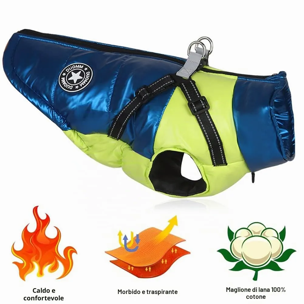 Cappotto Invernale per Cani, RosyFate Vestiti per Cani Piccoli, Giacca Cane Impermeabile, Gilet per Cani, Vestiti Caldi perr Animali Domestici, Antivento per Esterno (L) - immagine 4