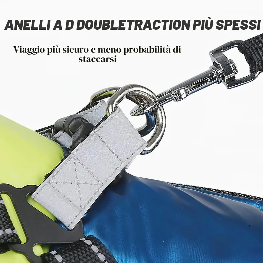 Cappotto Invernale per Cani, RosyFate Vestiti per Cani Piccoli, Giacca Cane Impermeabile, Gilet per Cani, Vestiti Caldi perr Animali Domestici, Antivento per Esterno (L) - immagine 5