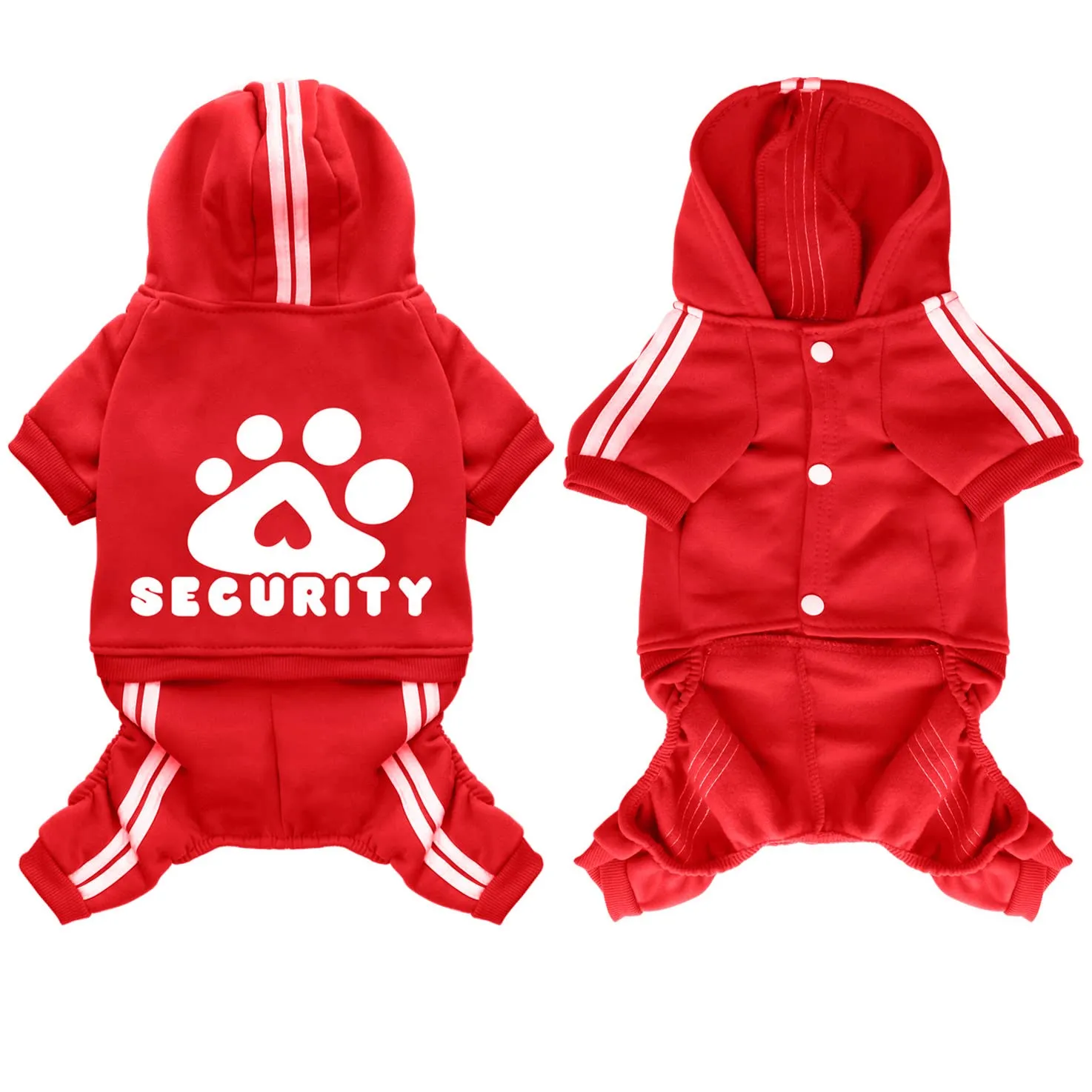 Dolahovy Felpa con cappuccio per cani Abbigliamento animali domestici Maglioni cuccioli autunno inverno Cappotti in pile cani Abito cane cotone per Chihuahua Small Medium Cani - immagine 7