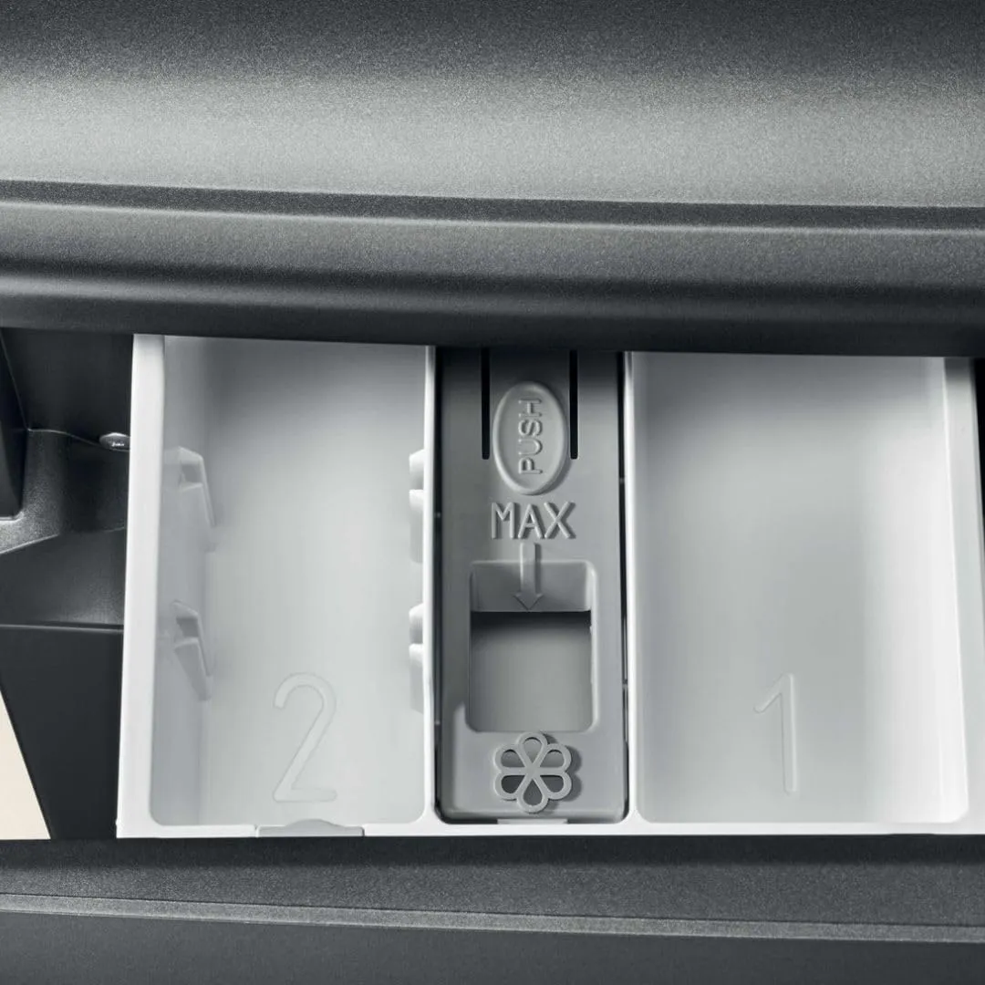 Electrolux EW6SBLACK Lavatrice Slim a Carica Frontale PerfectCare 600 con SensiCare System, 6 kg, Classe C, Argento Scuro [Classe di efficienza energetica C] - immagine 2