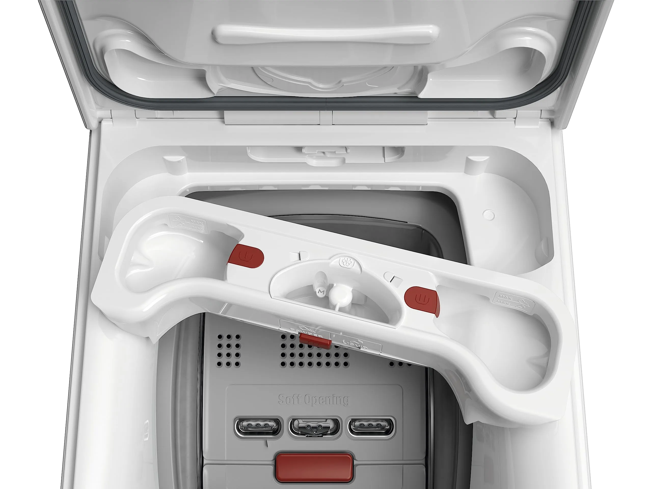 AEG Serie 6000 Lavatrice a Carica Dall'alto, 6 kg, LTR6G62D, Classe D, Tecnologia ProSense, Opzione SoftPlus, Programma Eco TimeSave, 850x400x620 mm, Bianco - immagine 5